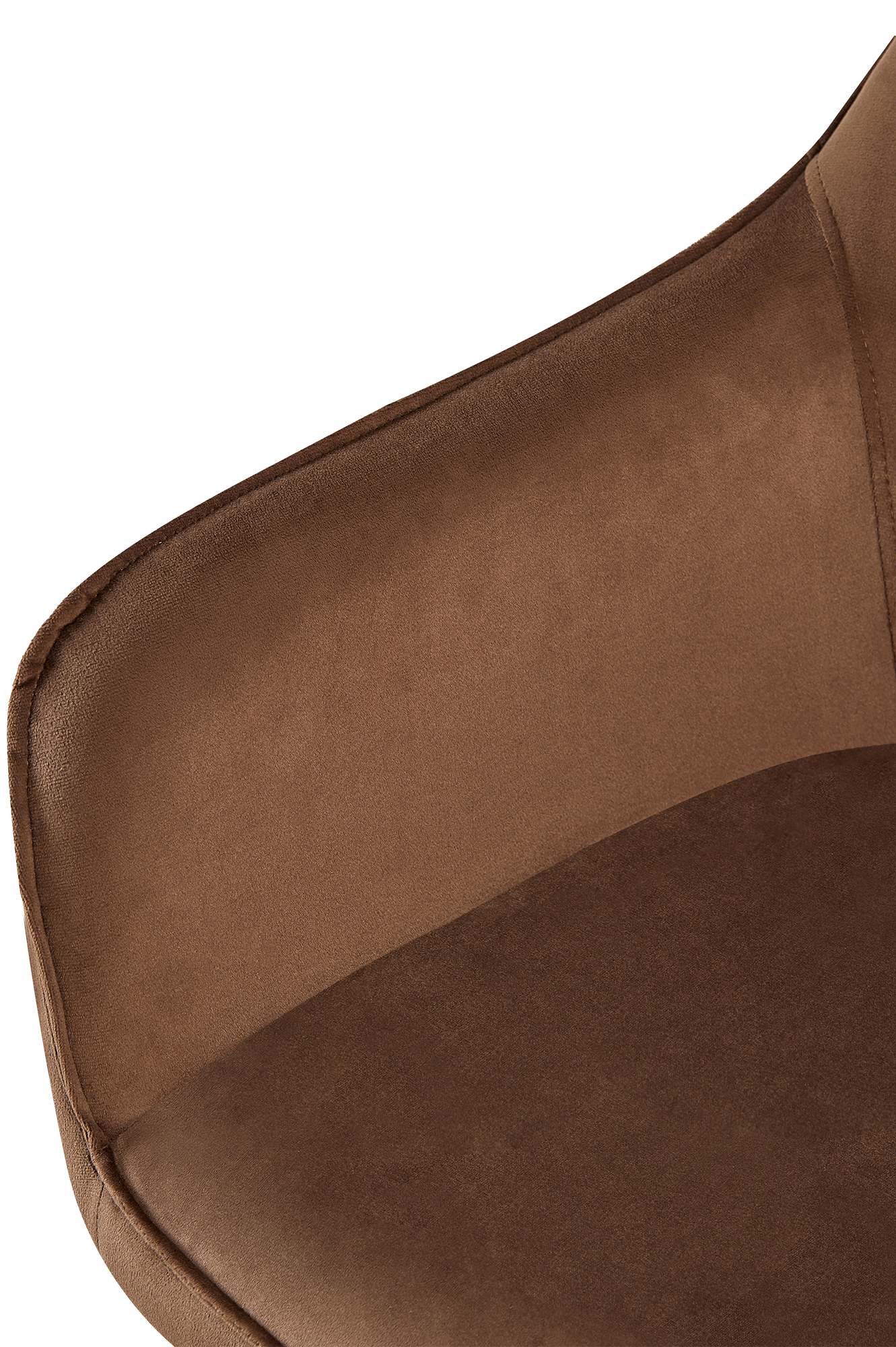 Lot de 2 chaises de salle à manger Boise velours