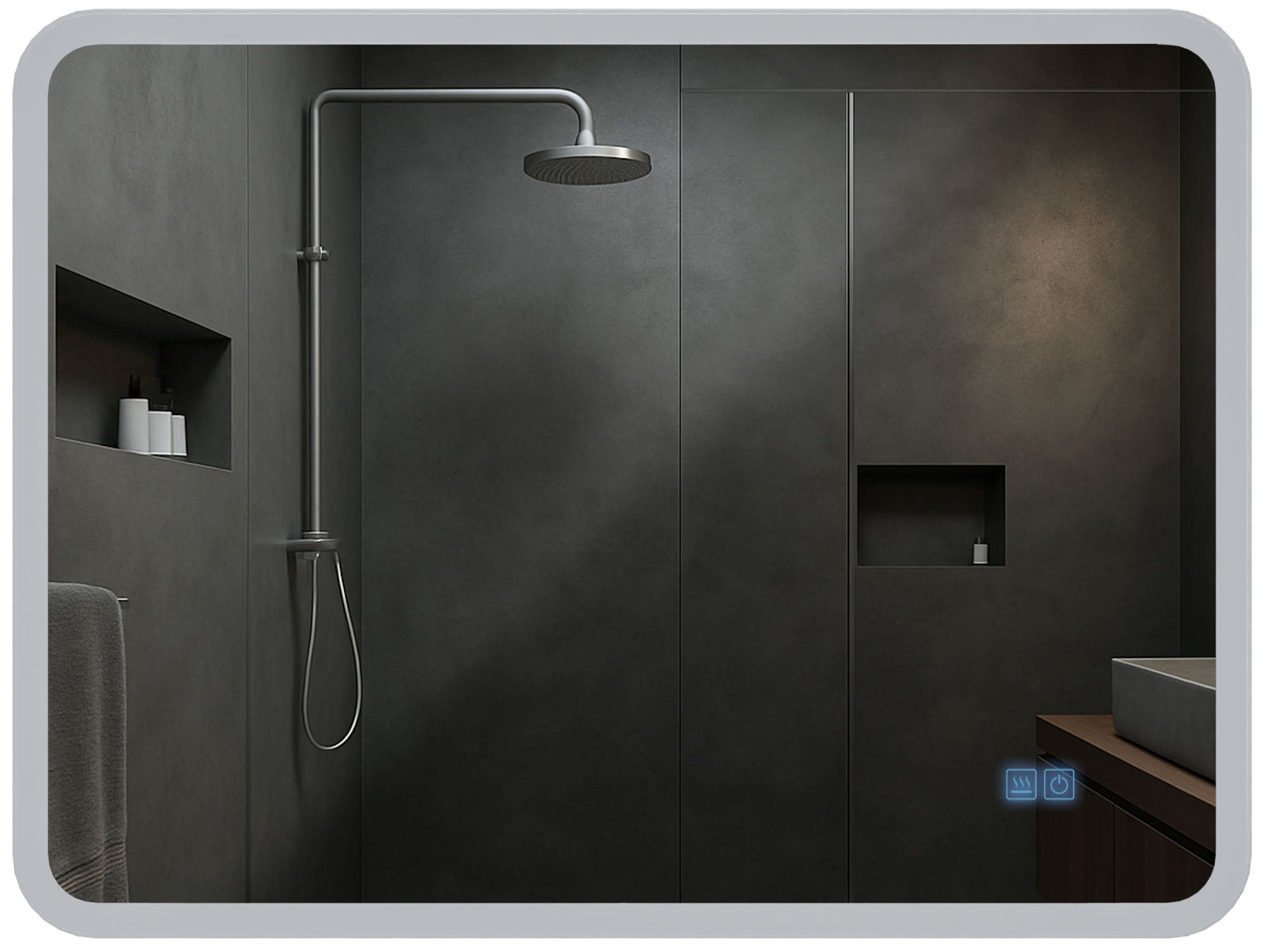 Miroir de salle de bain Jericho avec Bluetooth