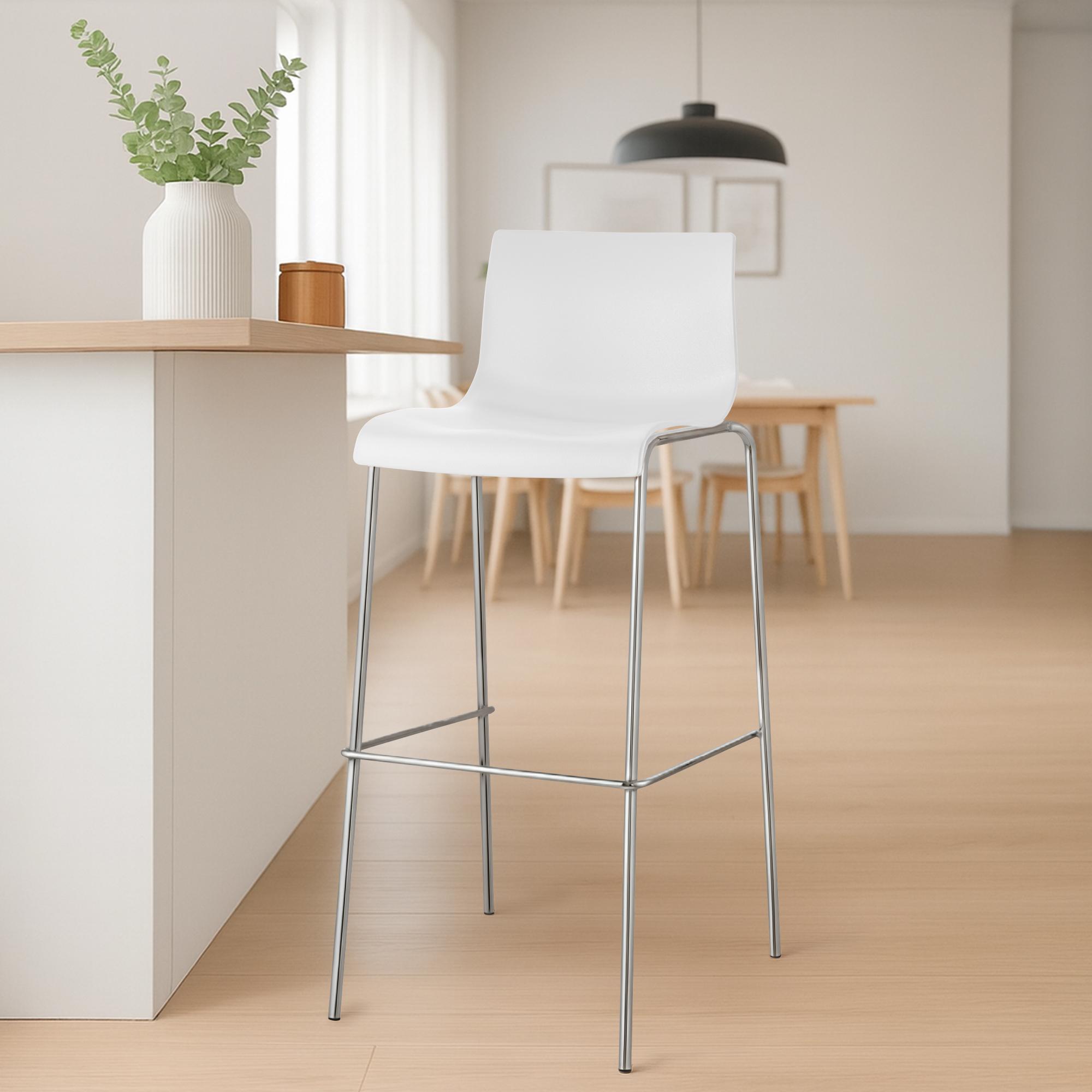 Lot de 2 tabourets de bar Hover en plastique
