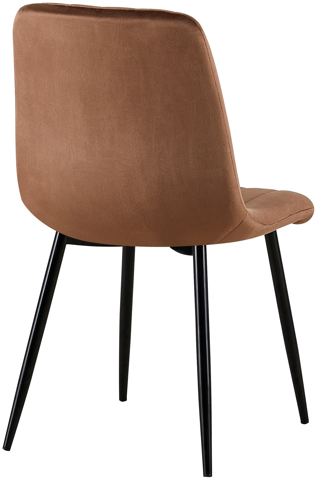 Lot de 4 Chaises de salle à manger Dijon avec Piètement en métal noir