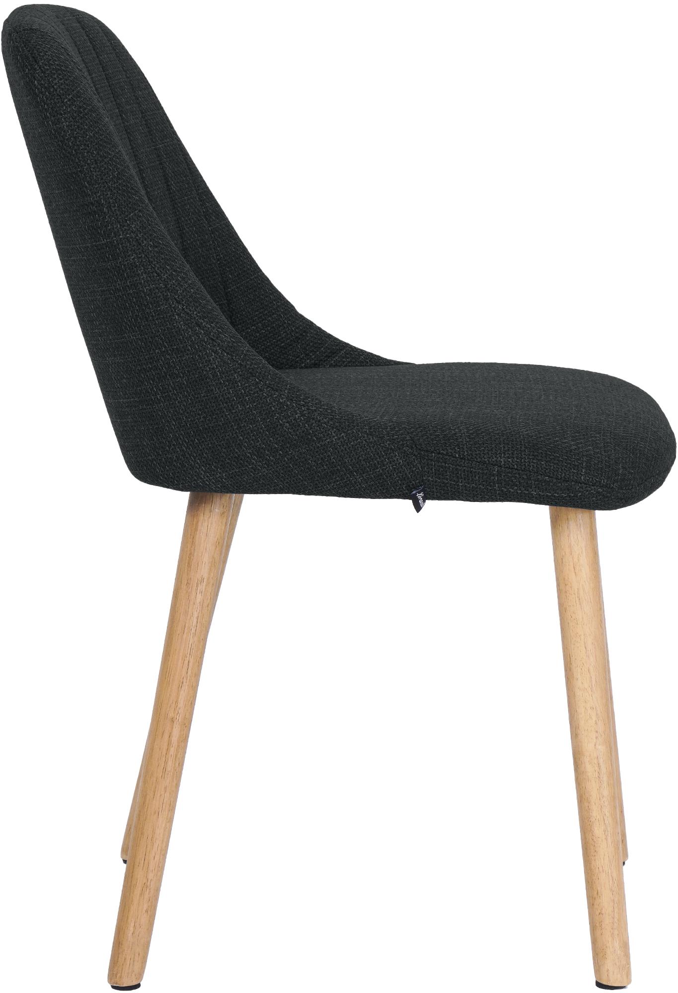 Chaise de salle a manger Arie en tissu