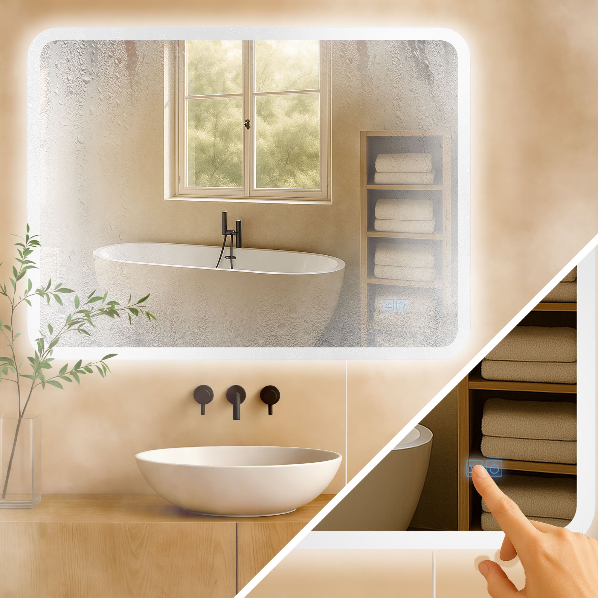 Miroir de salle de bain Jericho