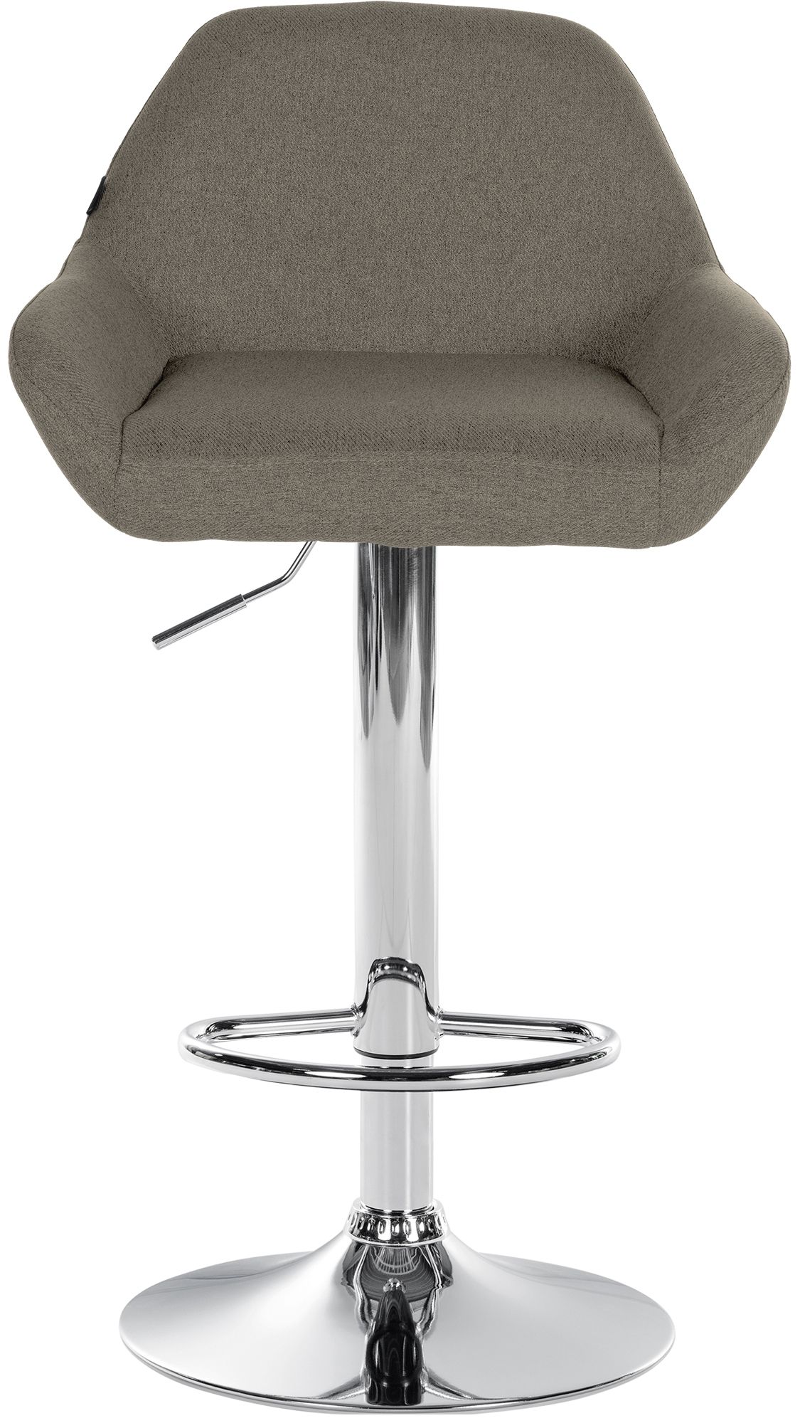 Lot de 2 tabourets de bar Braga en tissu