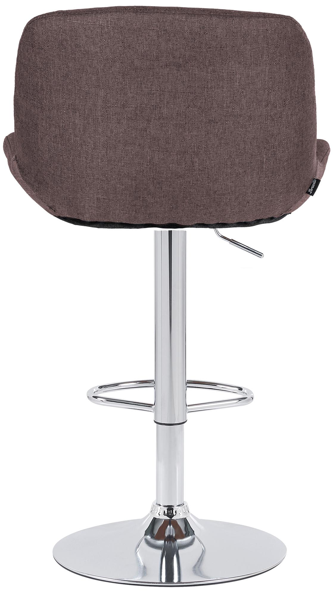 Lot de 2 tabourets de bar Solon chromés