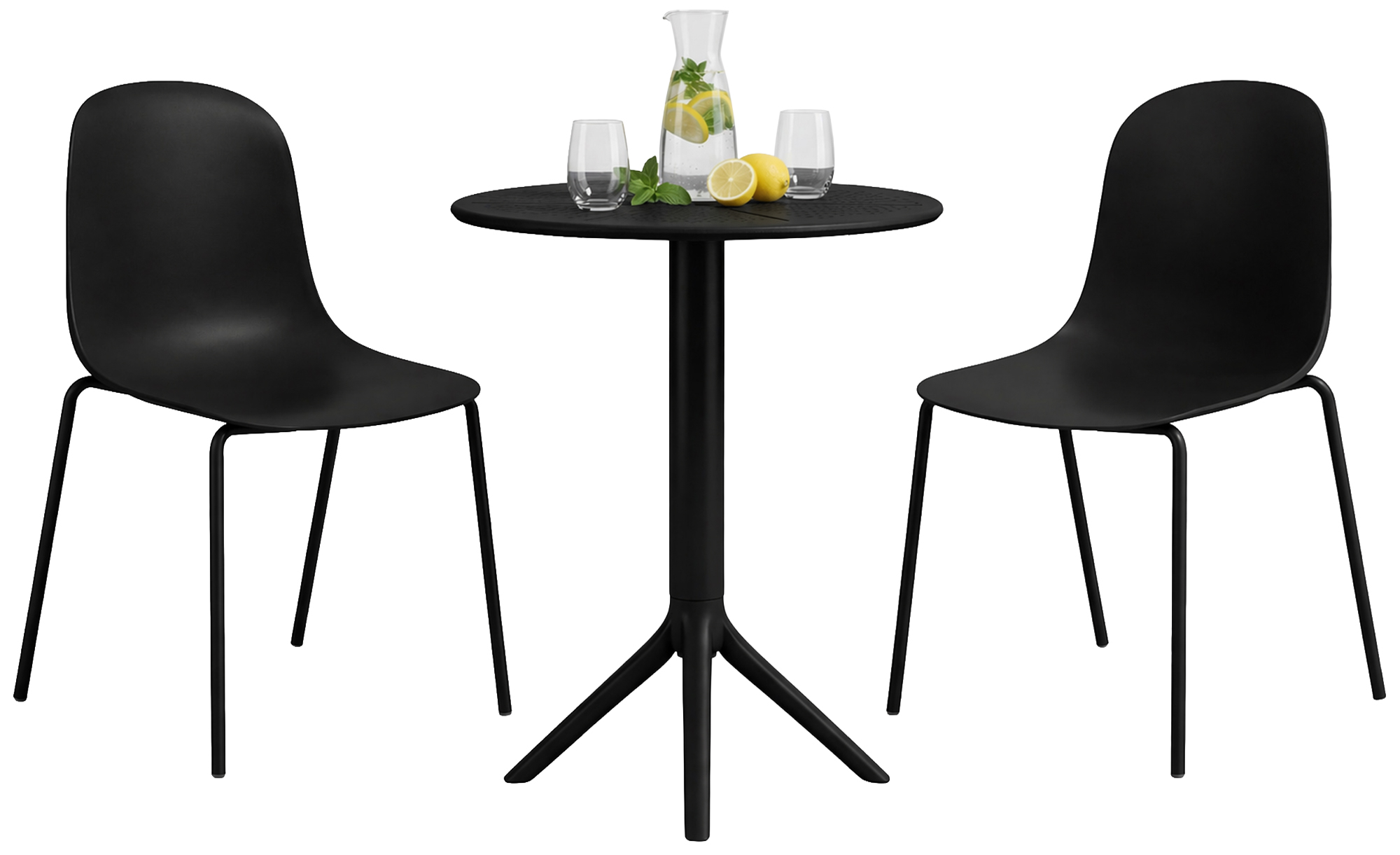 Salon de jardin Torin avec 2 chaises