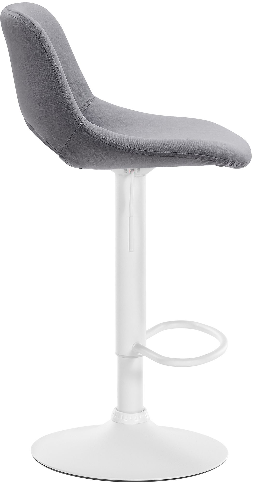 Lot de 2 tabourets de bar Camden velours