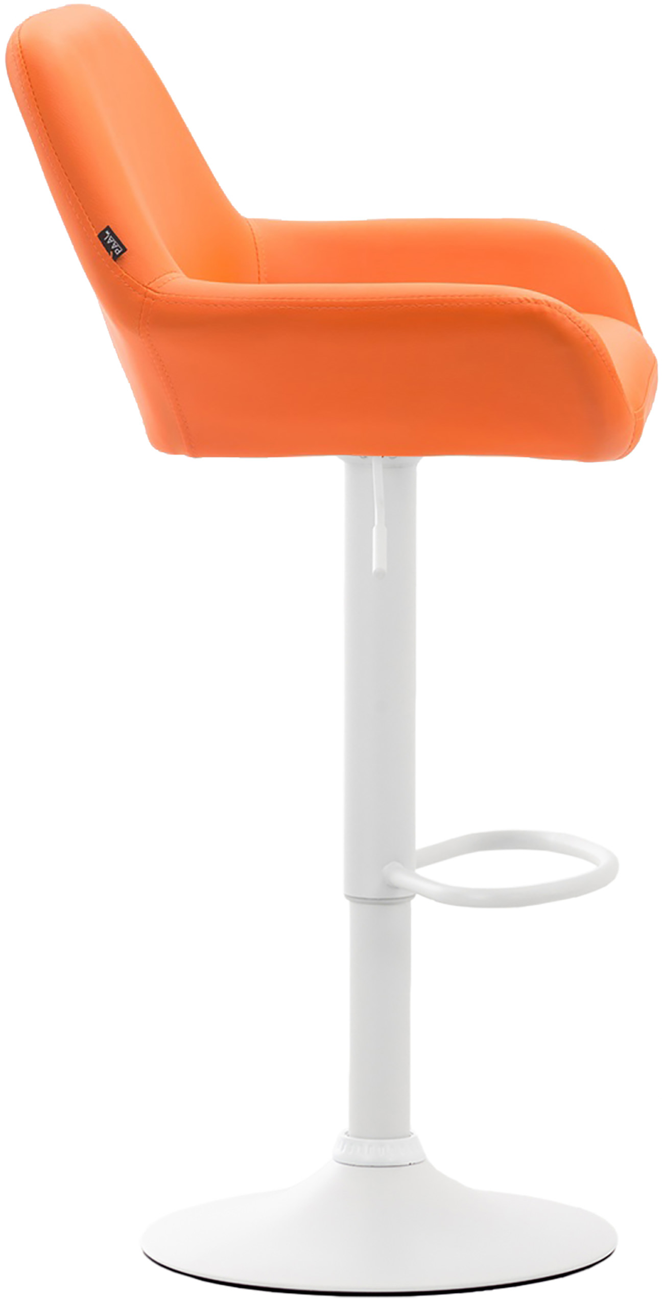 Lot de 2 tabourets de bar Braga en Similicuir