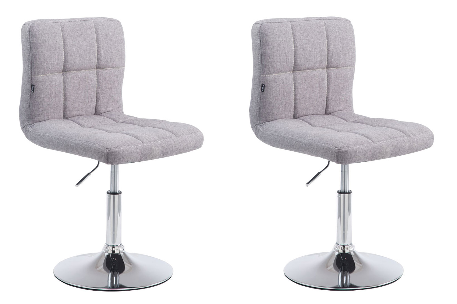 Lot de 2 chaises lounge Palma V2 en tissu