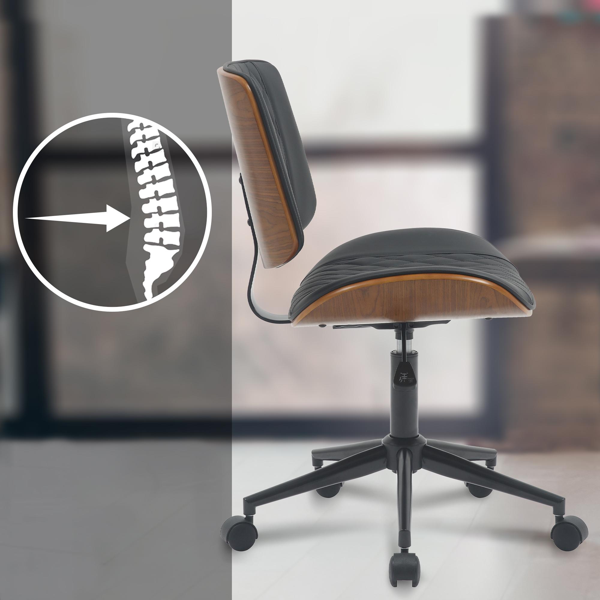 Chaise de bureau Plover similicuir