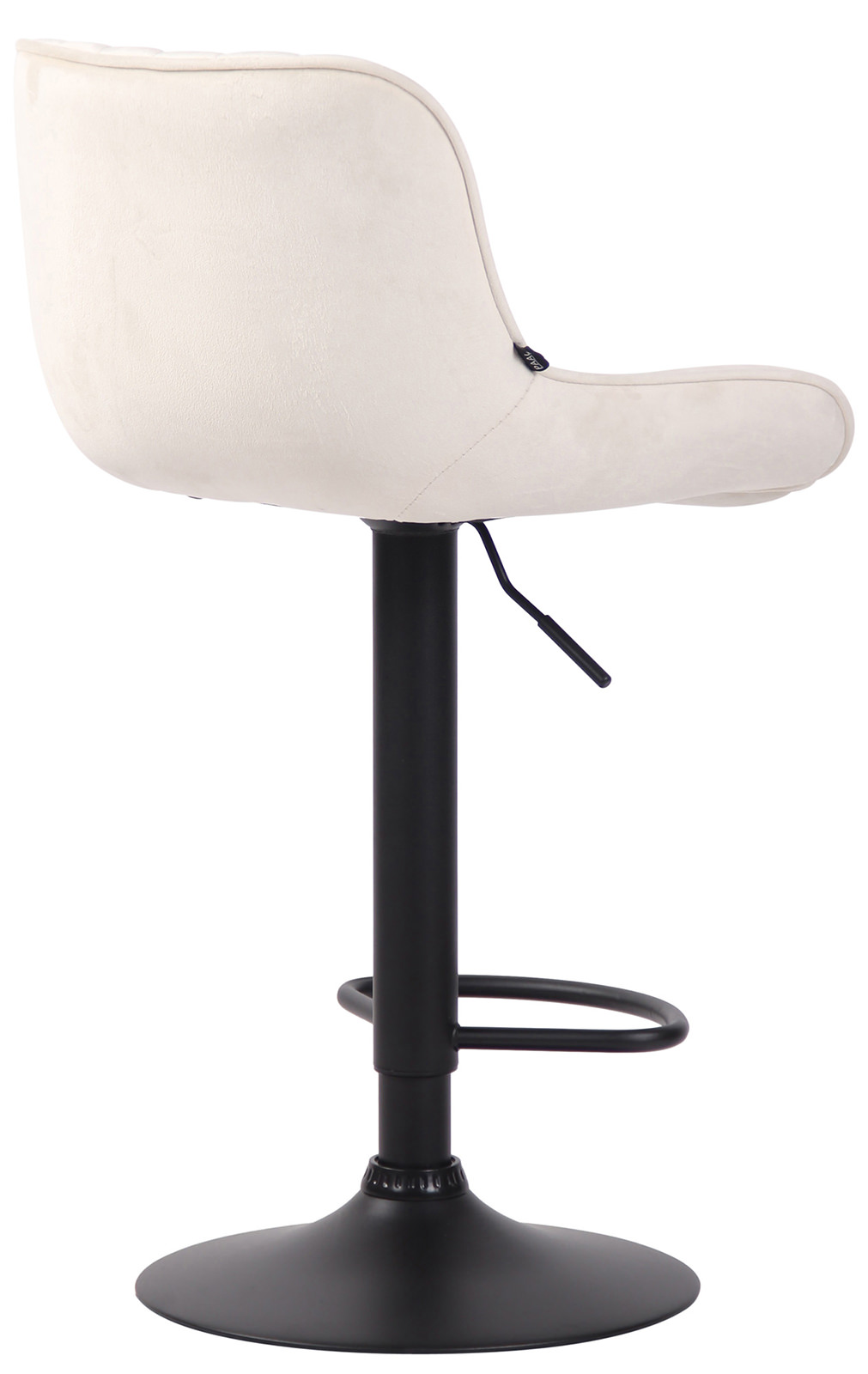 Lot de 2 Tabourets de bar Lentini en Velours Pied trompette en Métal