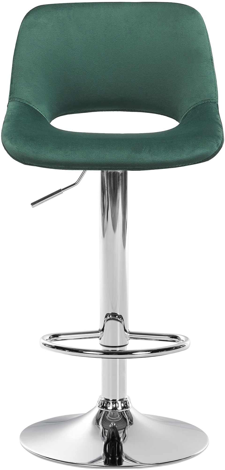 Lot de 2 tabourets de bar Camden velours