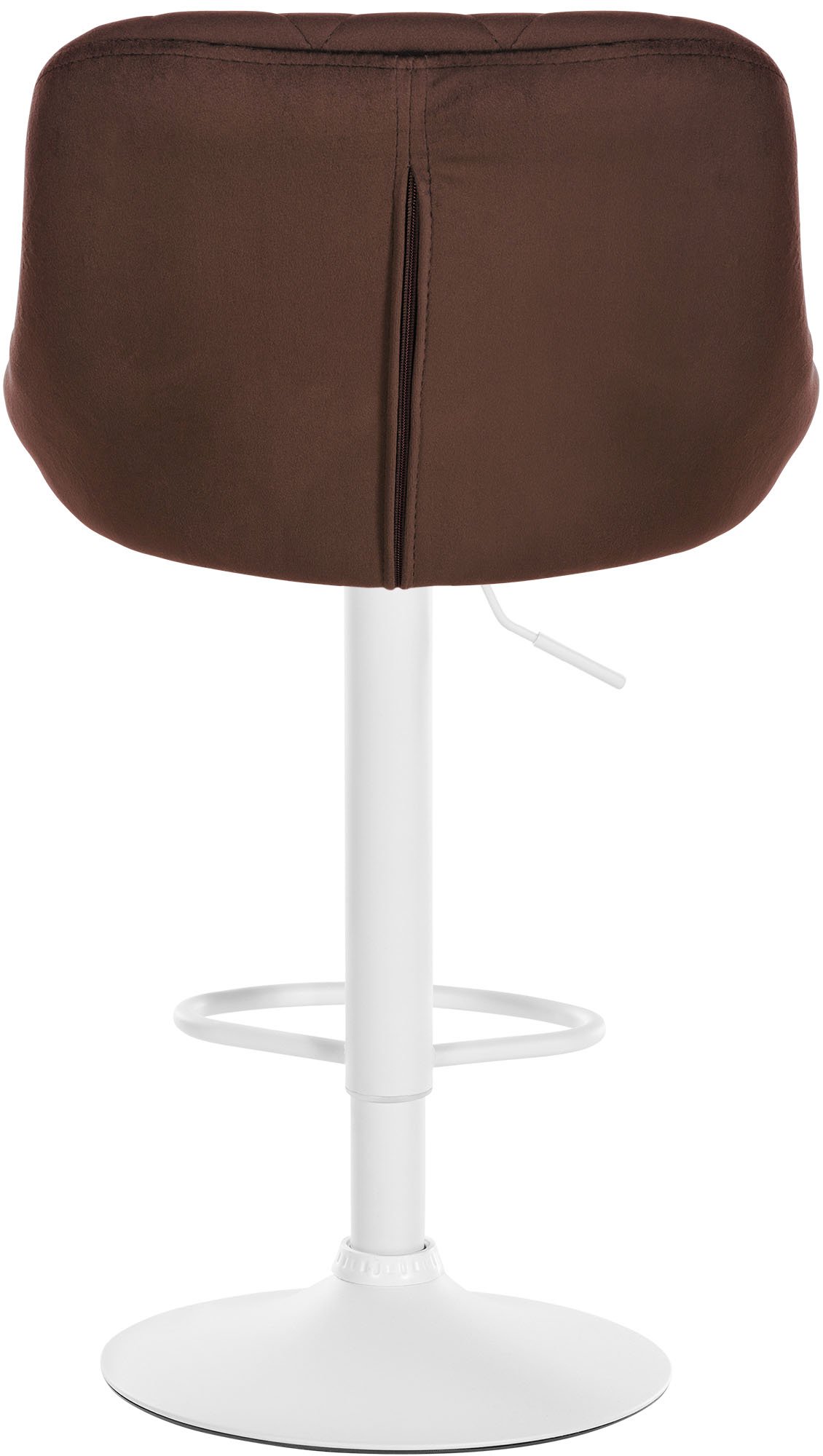 Lot de 2 tabourets de bar Lazio velours