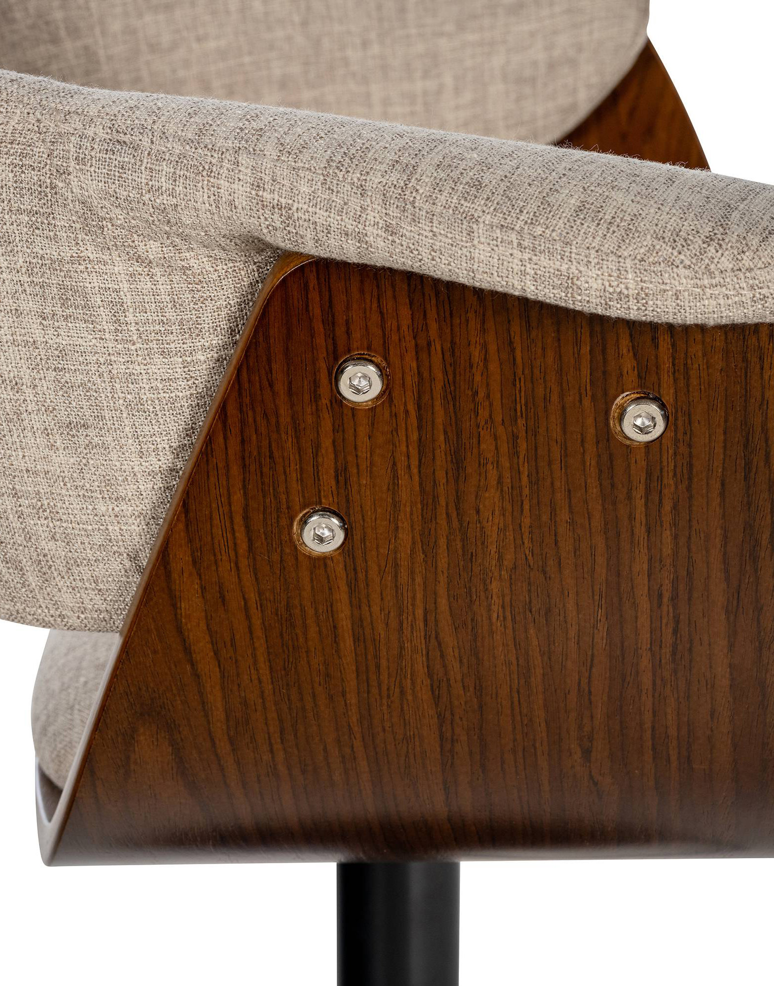 Tabouret de bar Vestal avec Coque en bois réglable pivotant