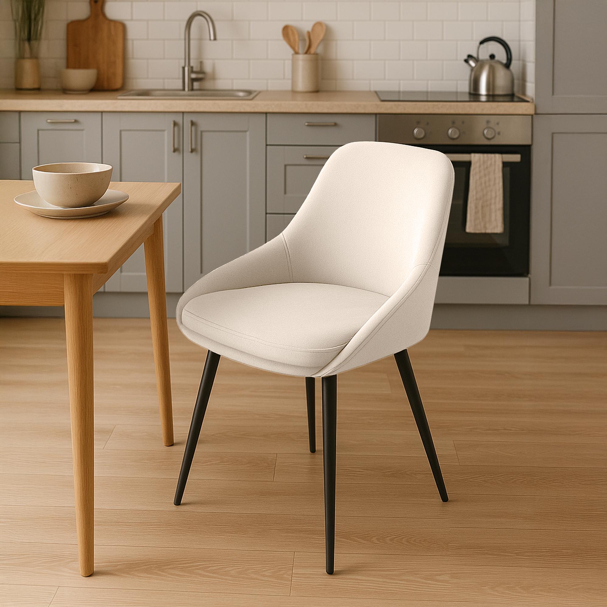 Lot de 2 chaises de salle à manger Elmira