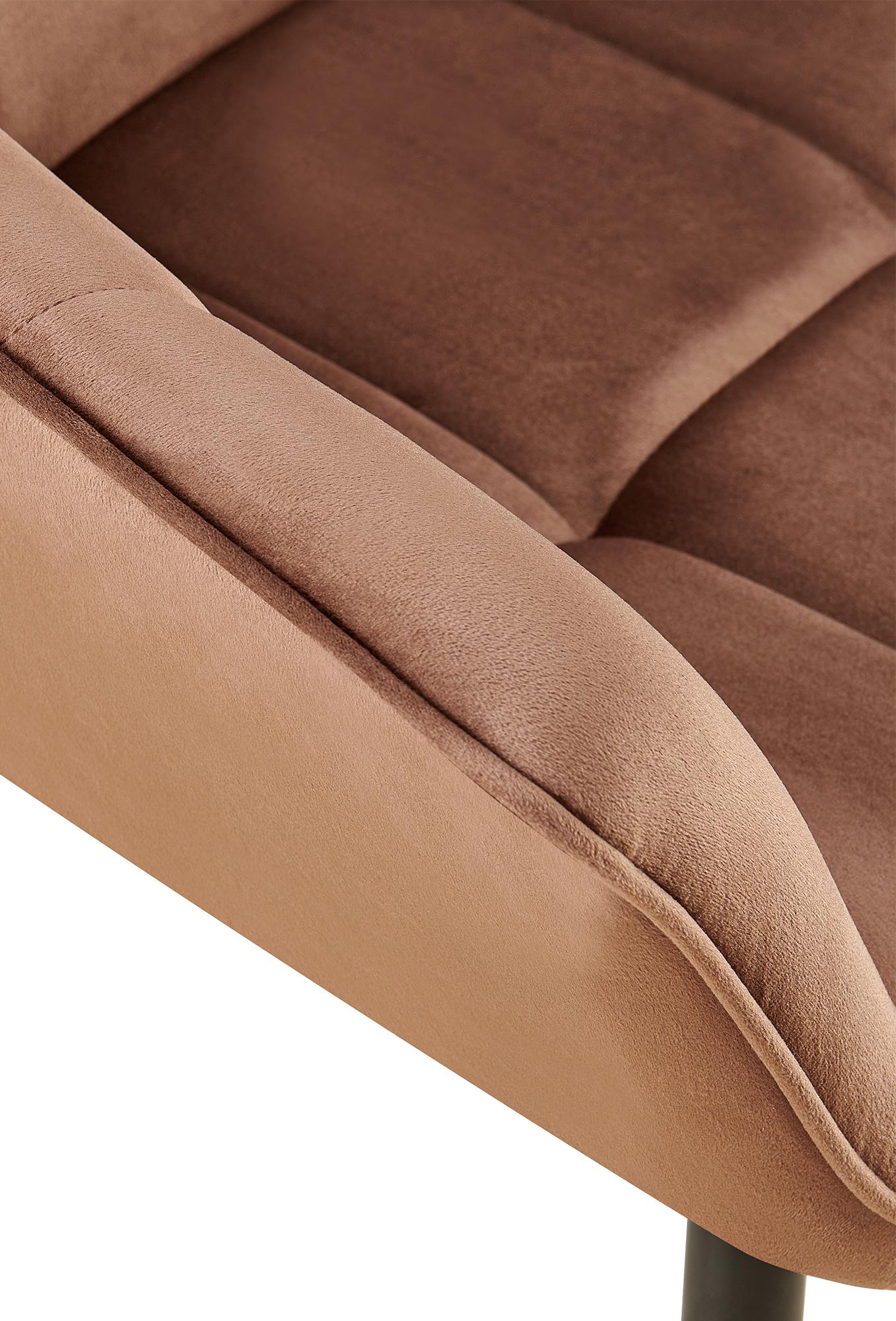 Chaise de salle à manger Roseville velours