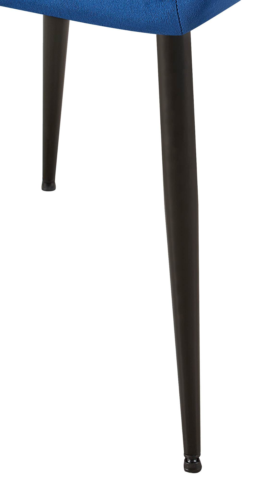 Lot de 2 chaises de salle à manger Emia velours
