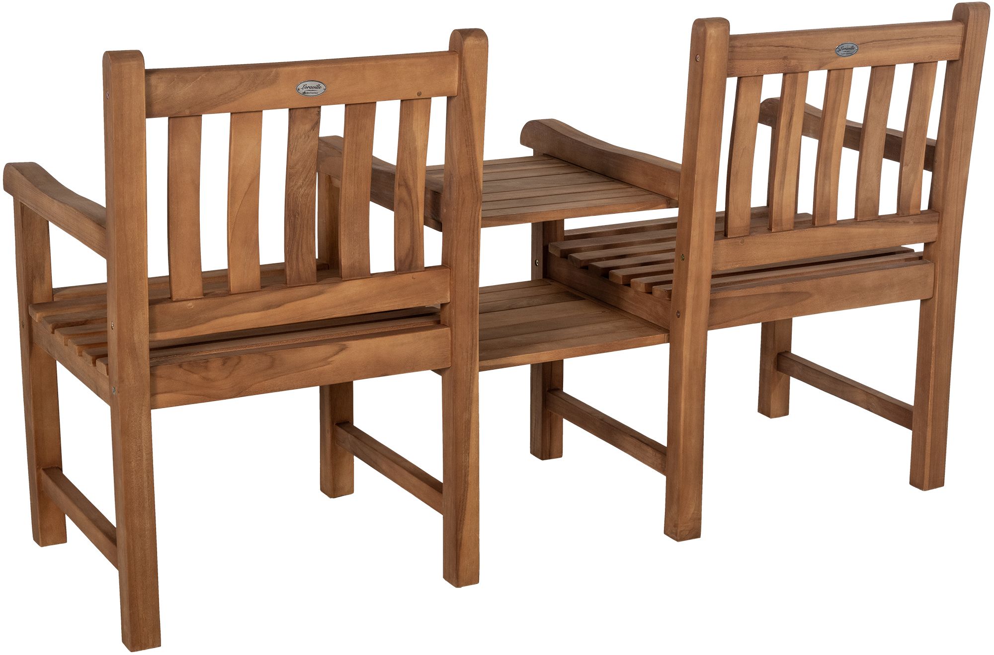 Banc en teck Lior avec table integrée