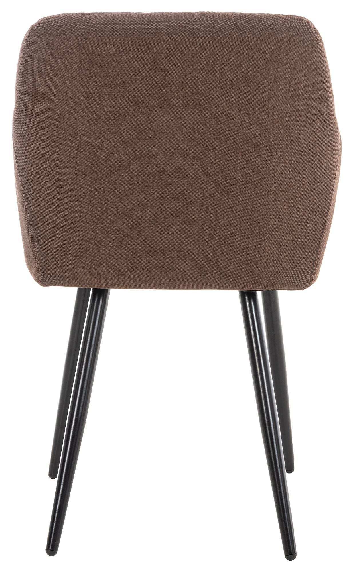 Chaise de salle à manger Shila avec Piètement en Métal noir
