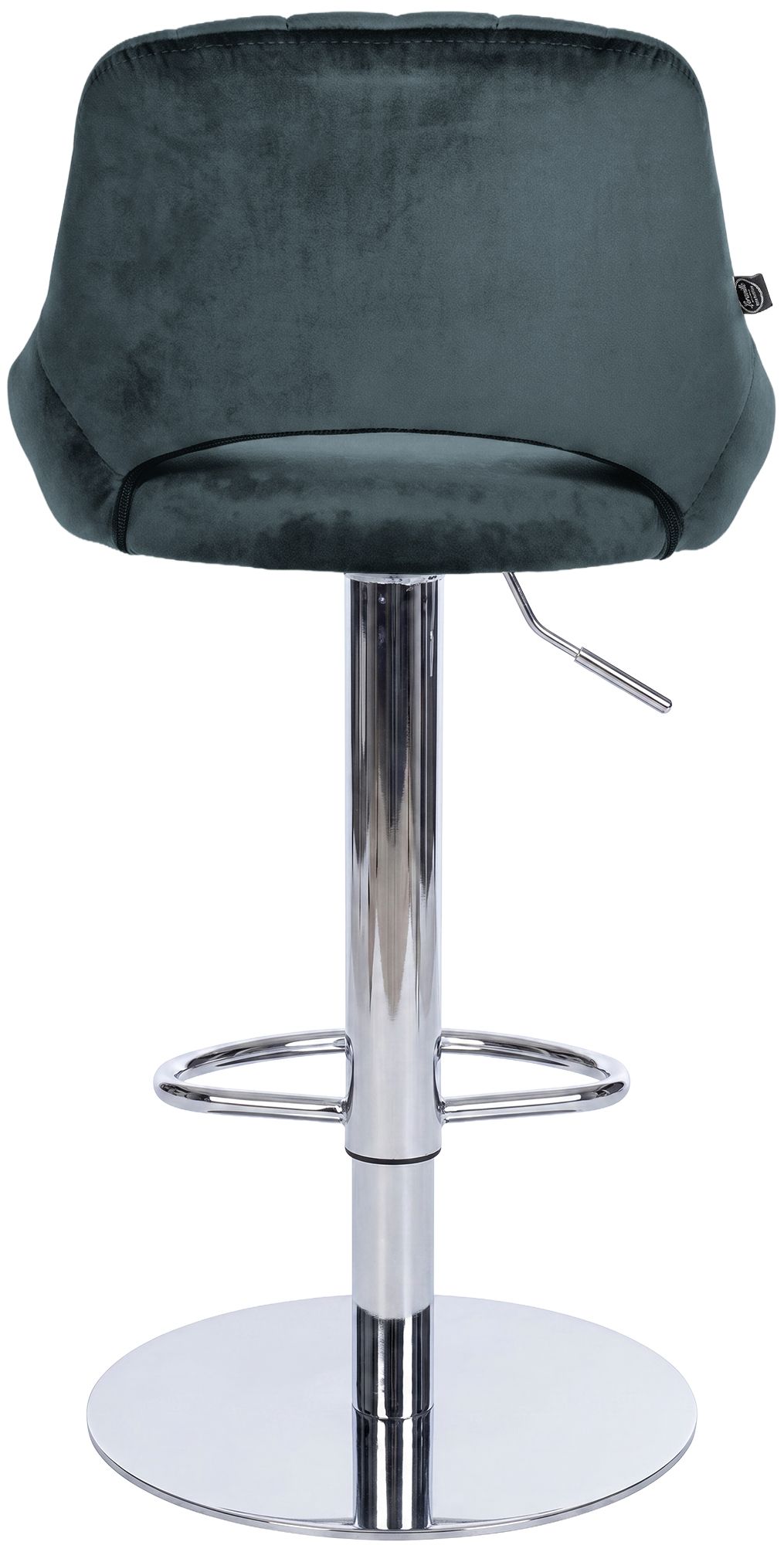 Lot de 2 tabourets de bar Milet chromés avec socles extra lourds