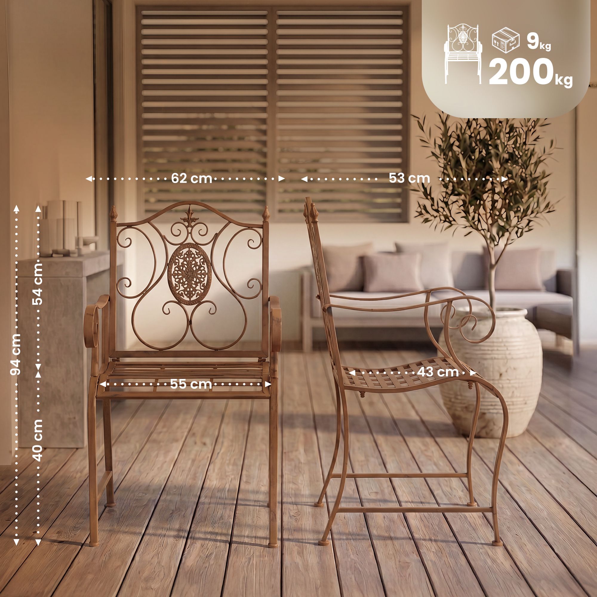 Chaise de jardin Punjab