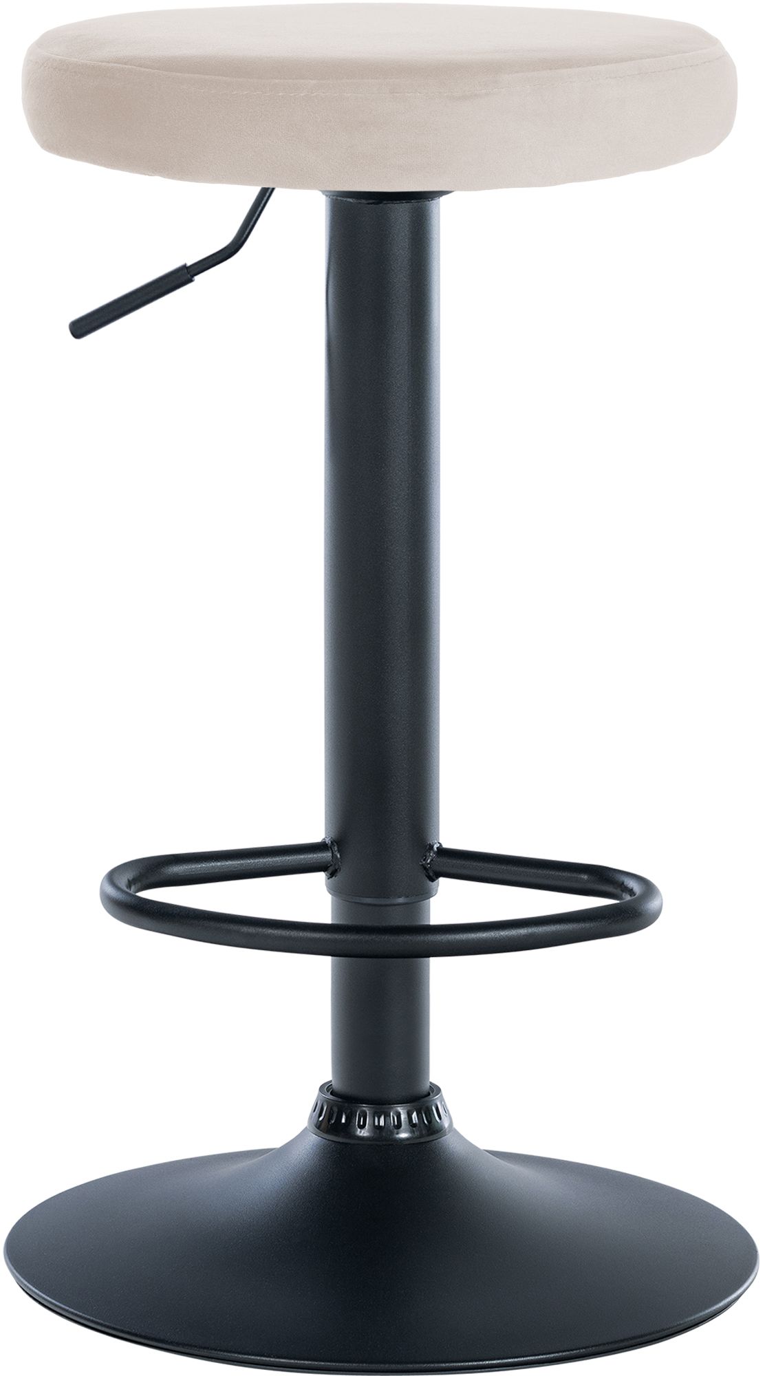 Lot de 2 tabourets de bar Ponte velours