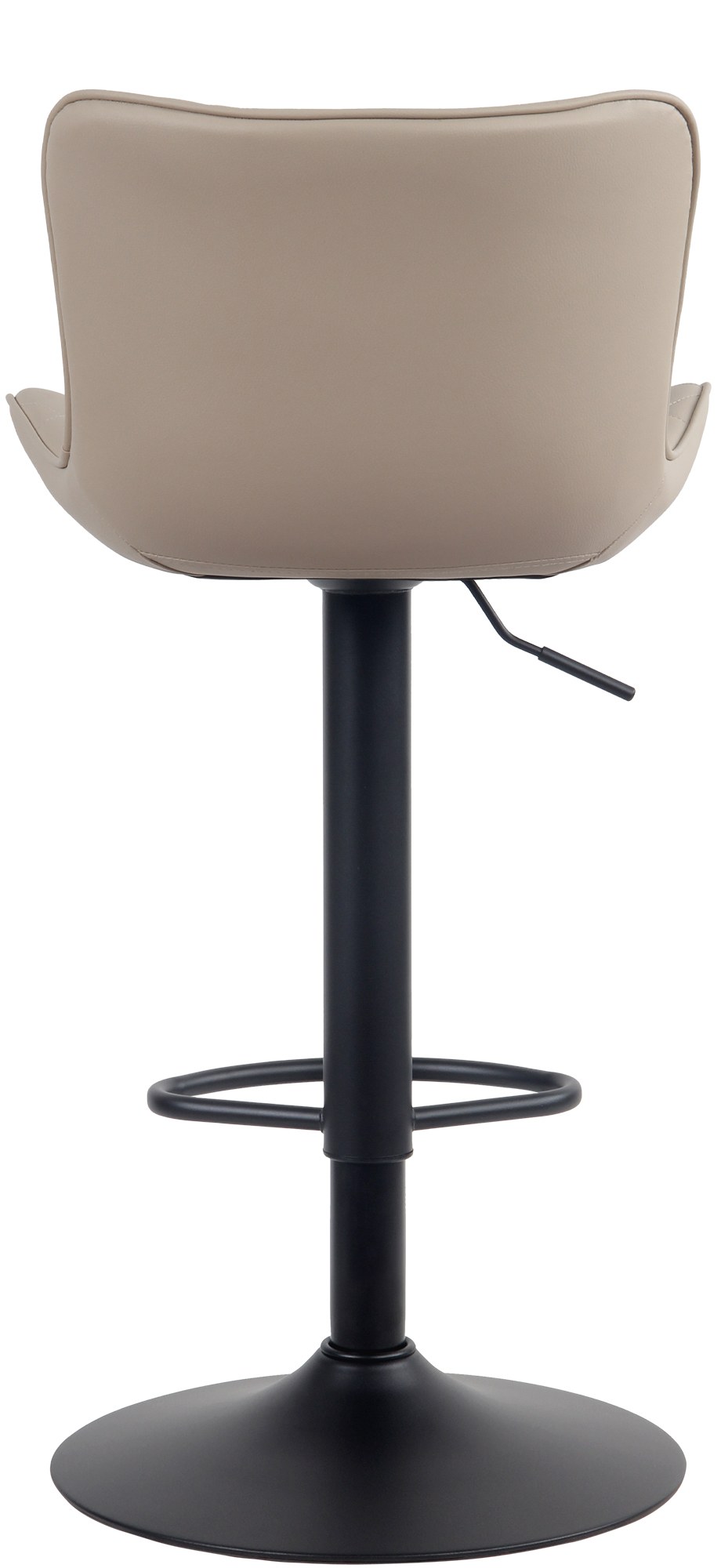 Lot de 2 Tabourets de bar Emma Pied Métal Hauteur Réglable Pivotant