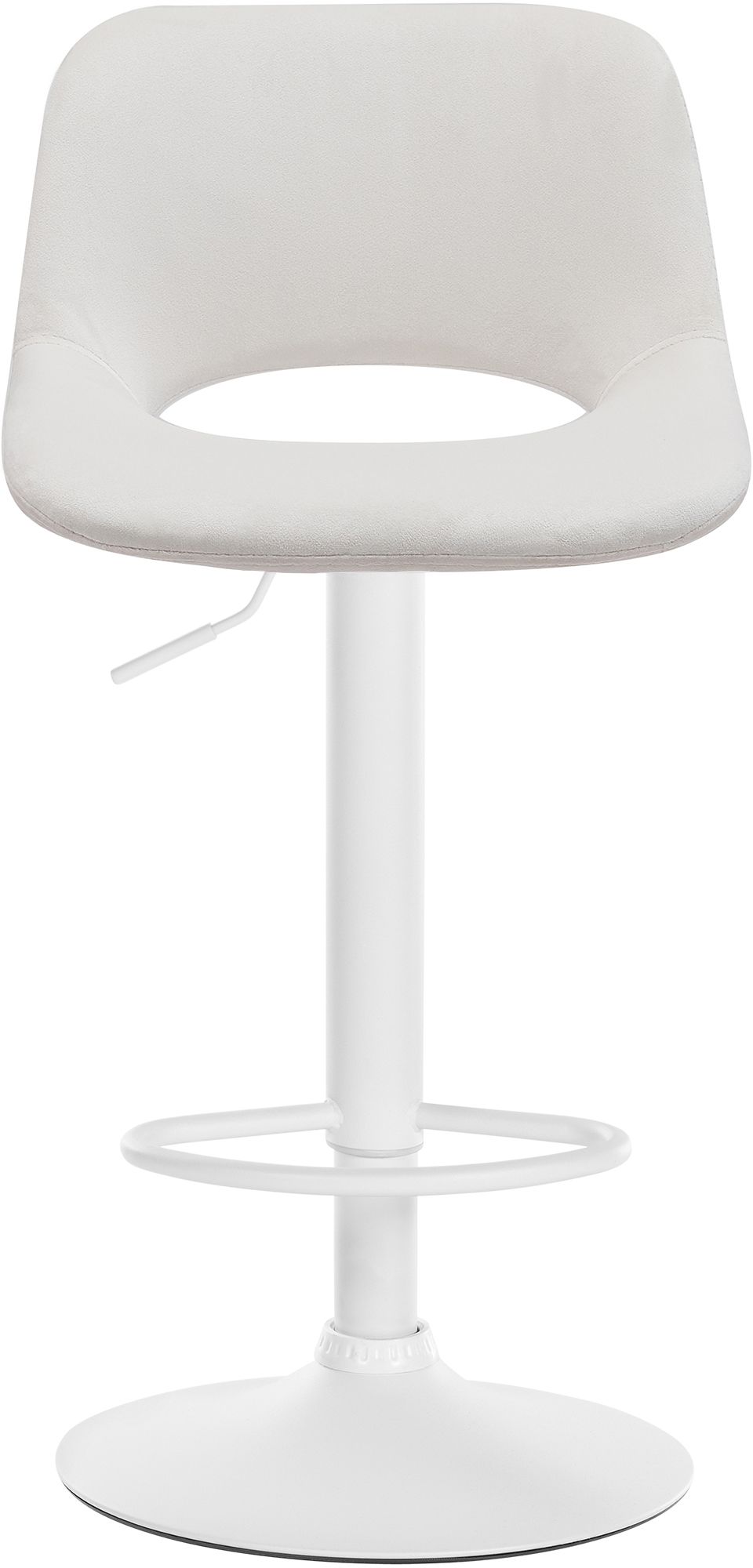 Lot de 2 tabourets de bar Camden velours