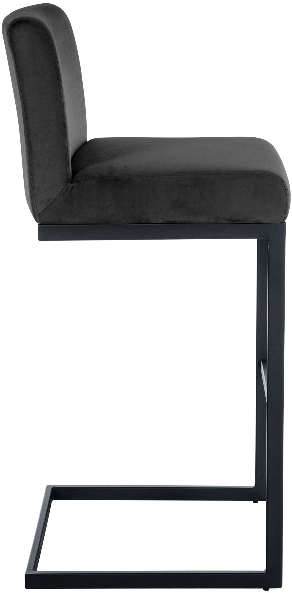 Lot de 2 tabourets de bar Hopewell en velours