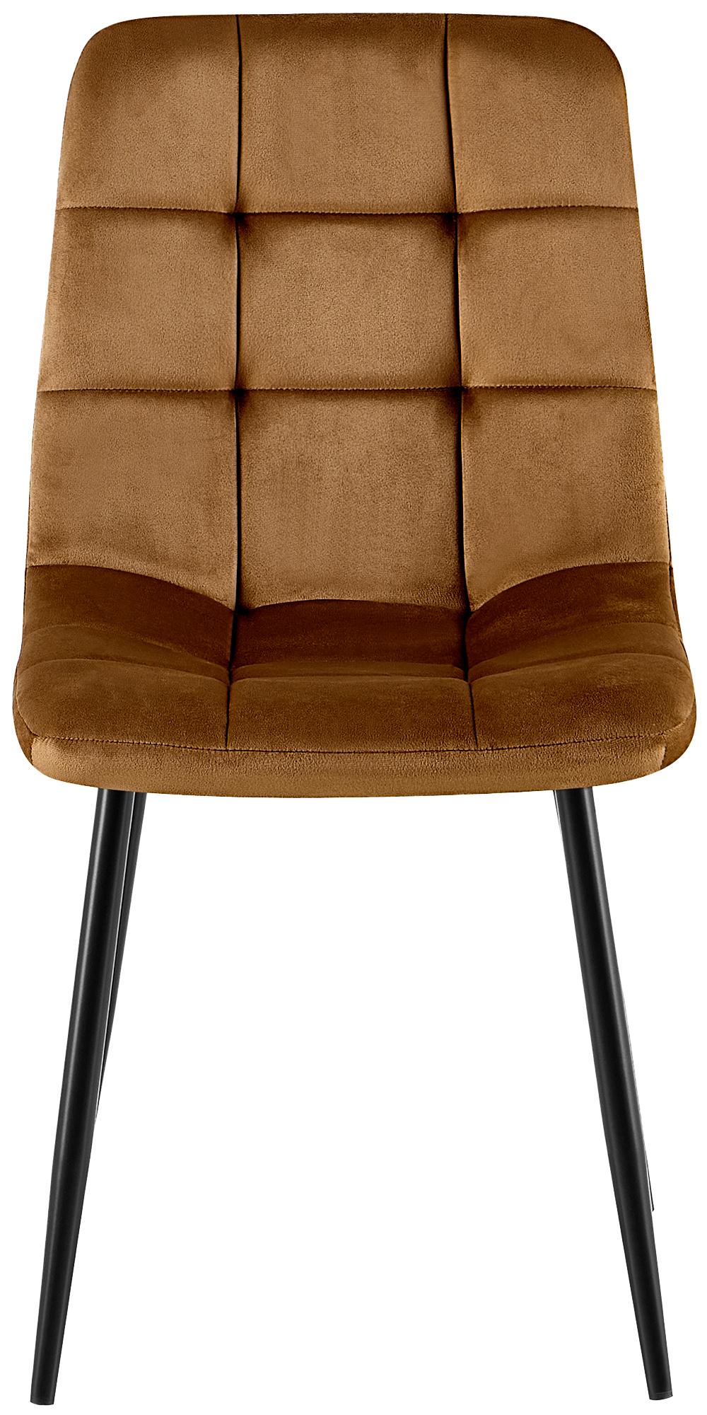 Chaise de salle a manger Antibes en velours