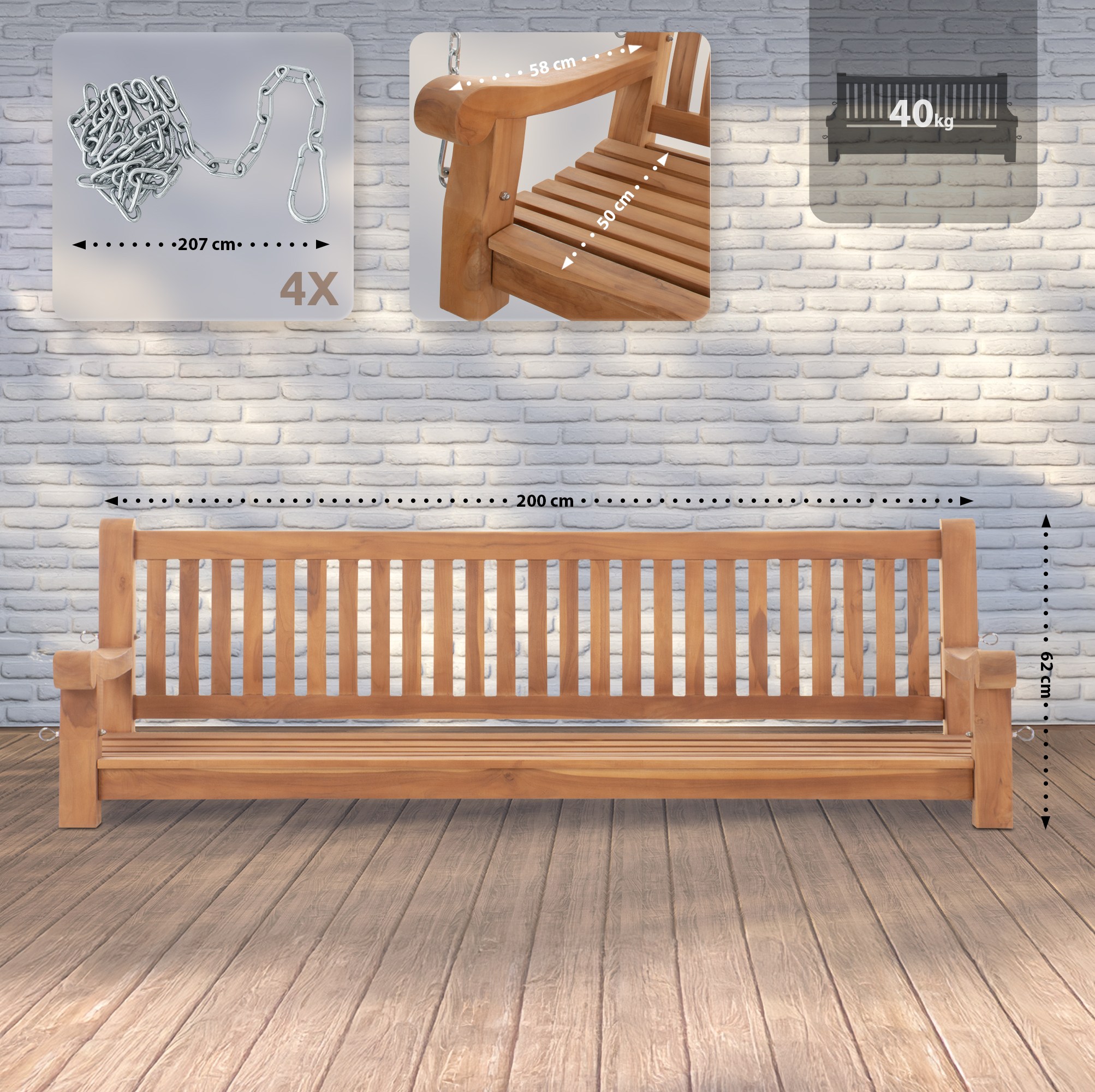 Banc à bascule Joyce