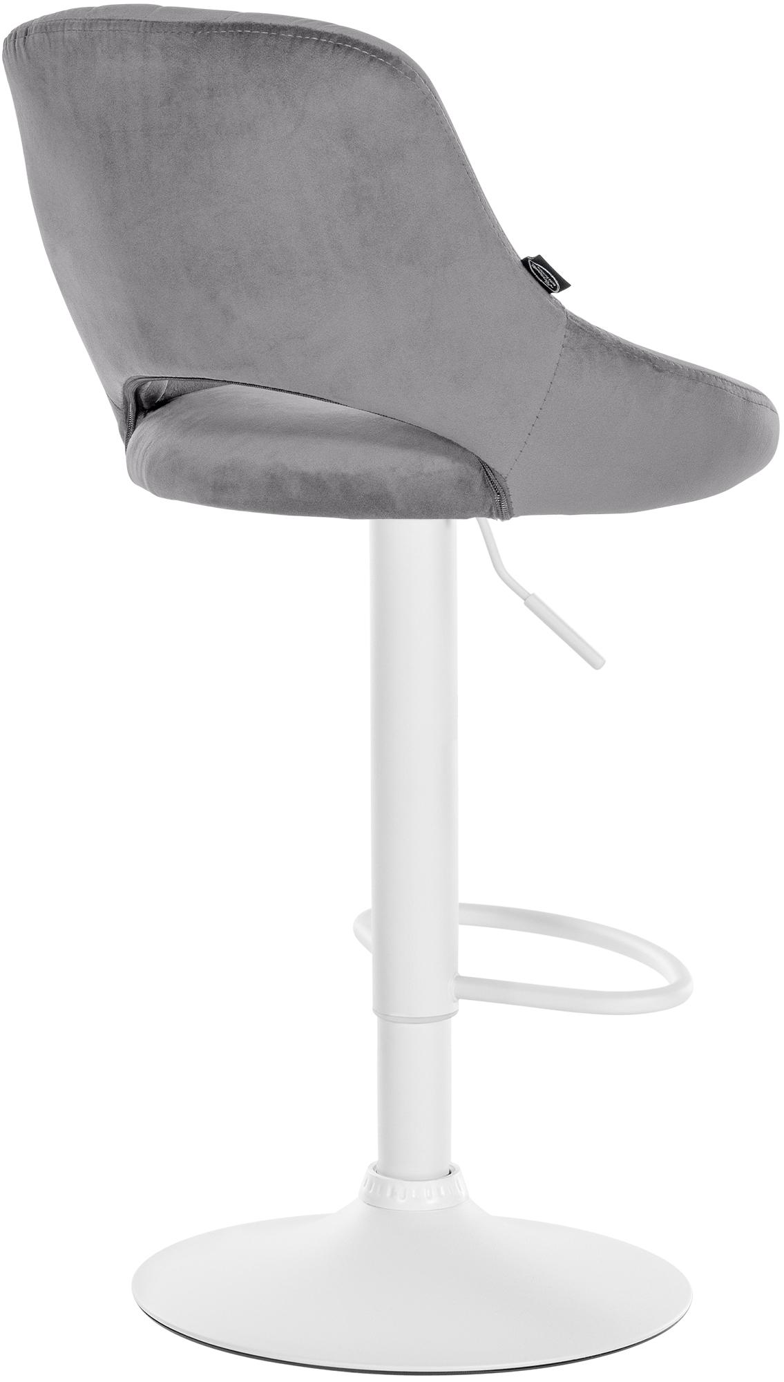 Lot de 2 tabourets de bar Milet en velours