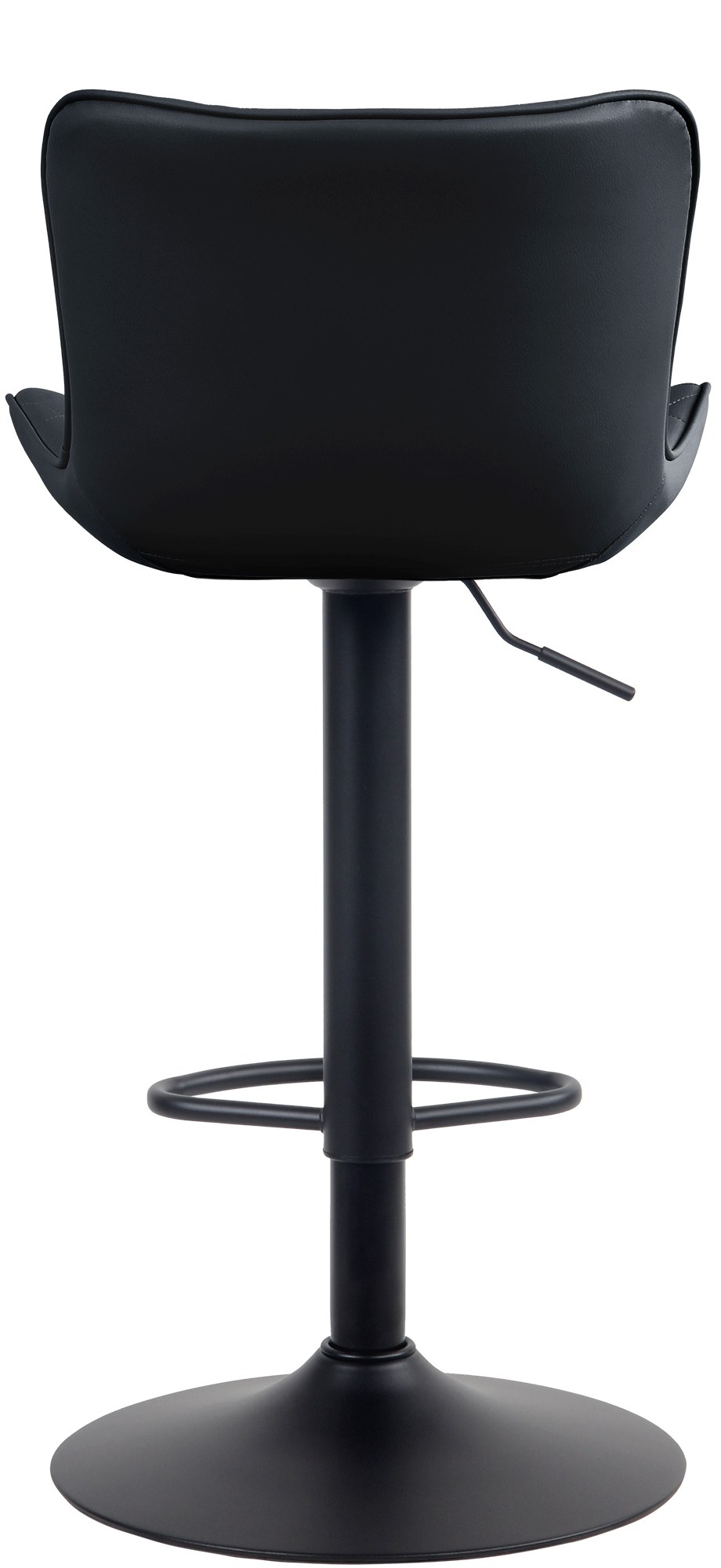 Lot de 2 Tabourets de bar Emma Pied Métal Hauteur Réglable Pivotant