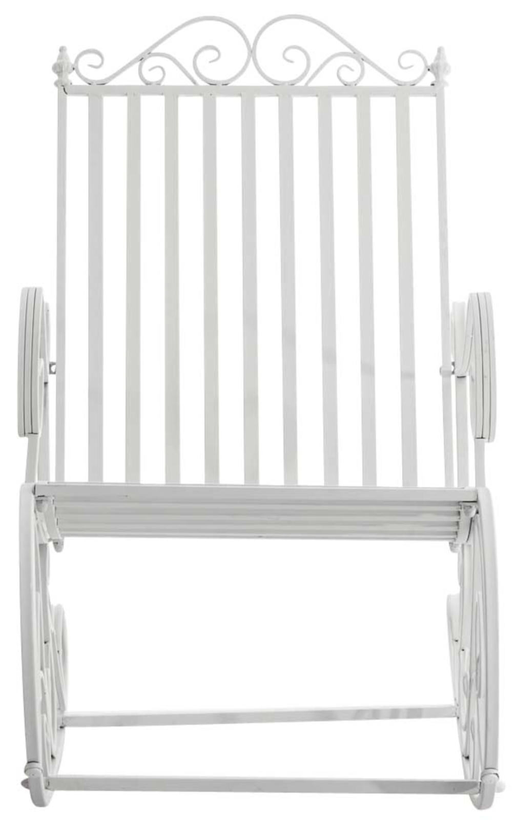 Lot de 2 Fauteuils à bascule d'extérieur Smilla en fer forgé