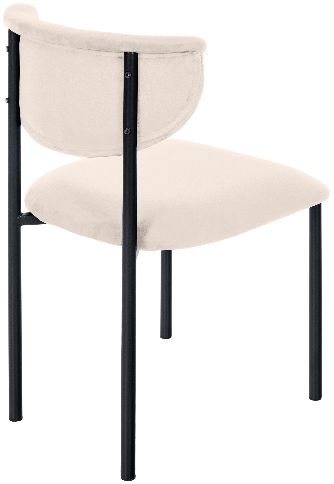 Lot de 2 chaises de salle à manger Gambell en velours