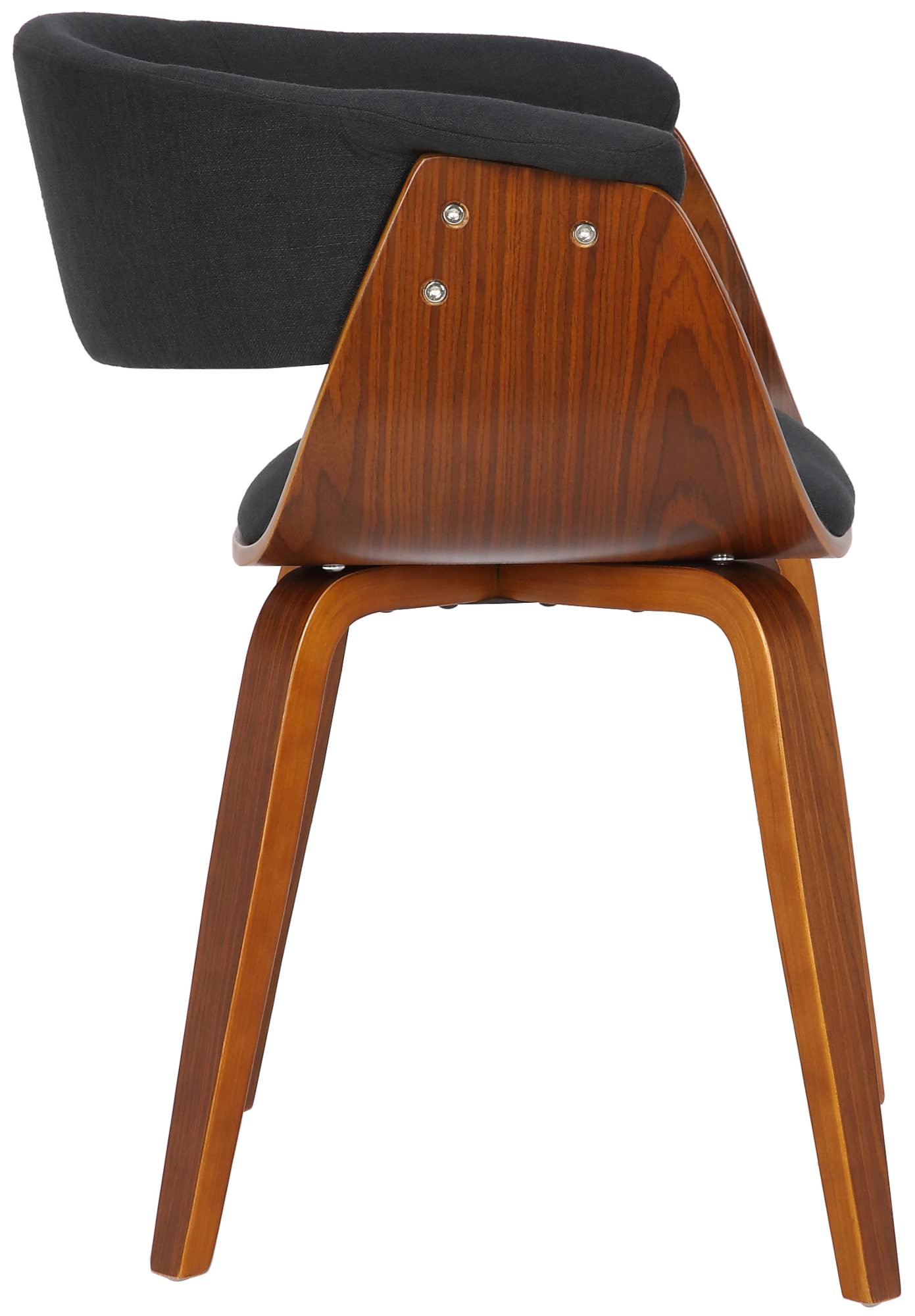 Lot de 2 chaises de salle a manger Bruce en tissu