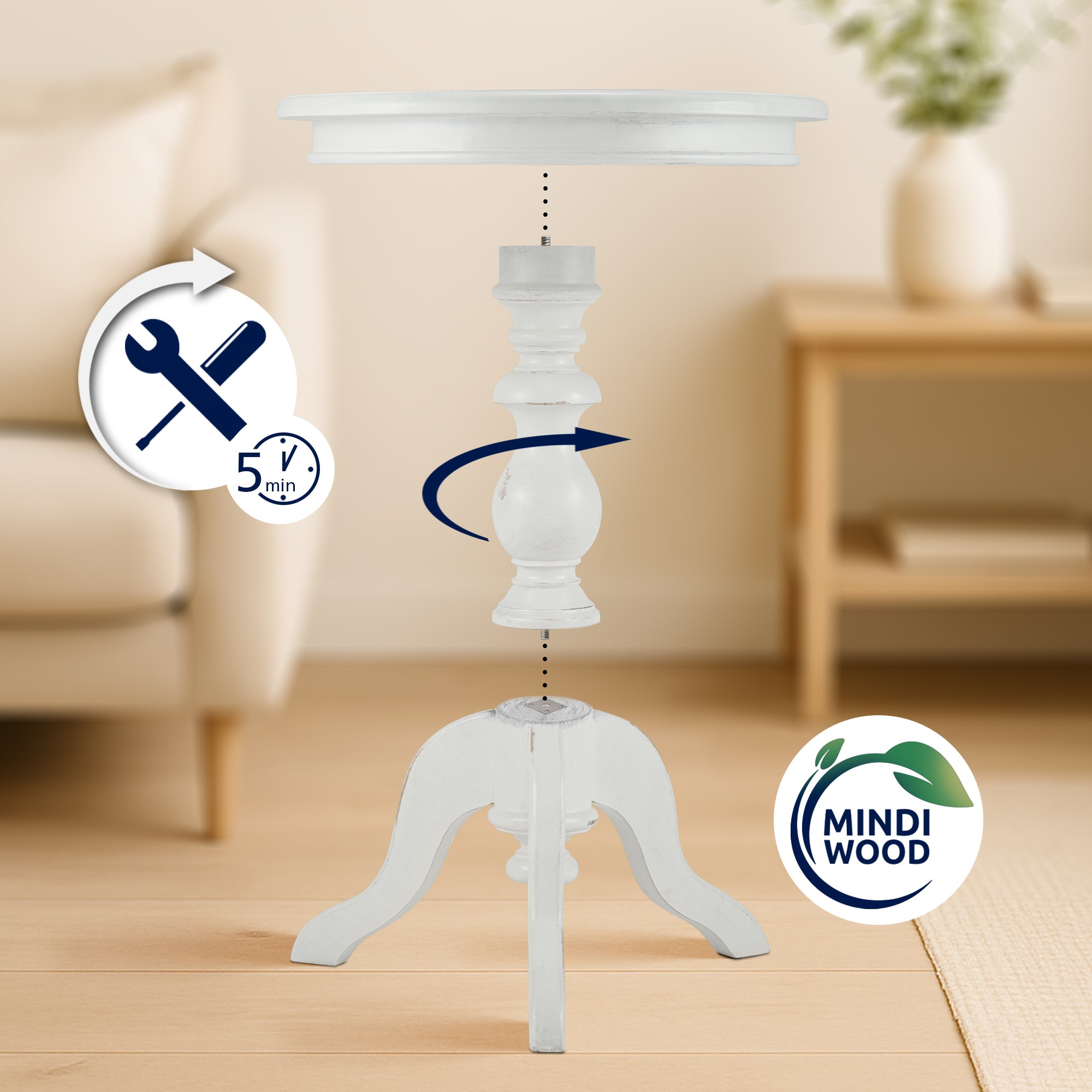 Table d'appoint Wiva 50 cm