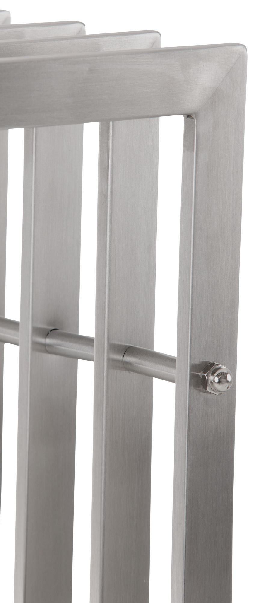 Porte-bûches Irving en acier inoxydable