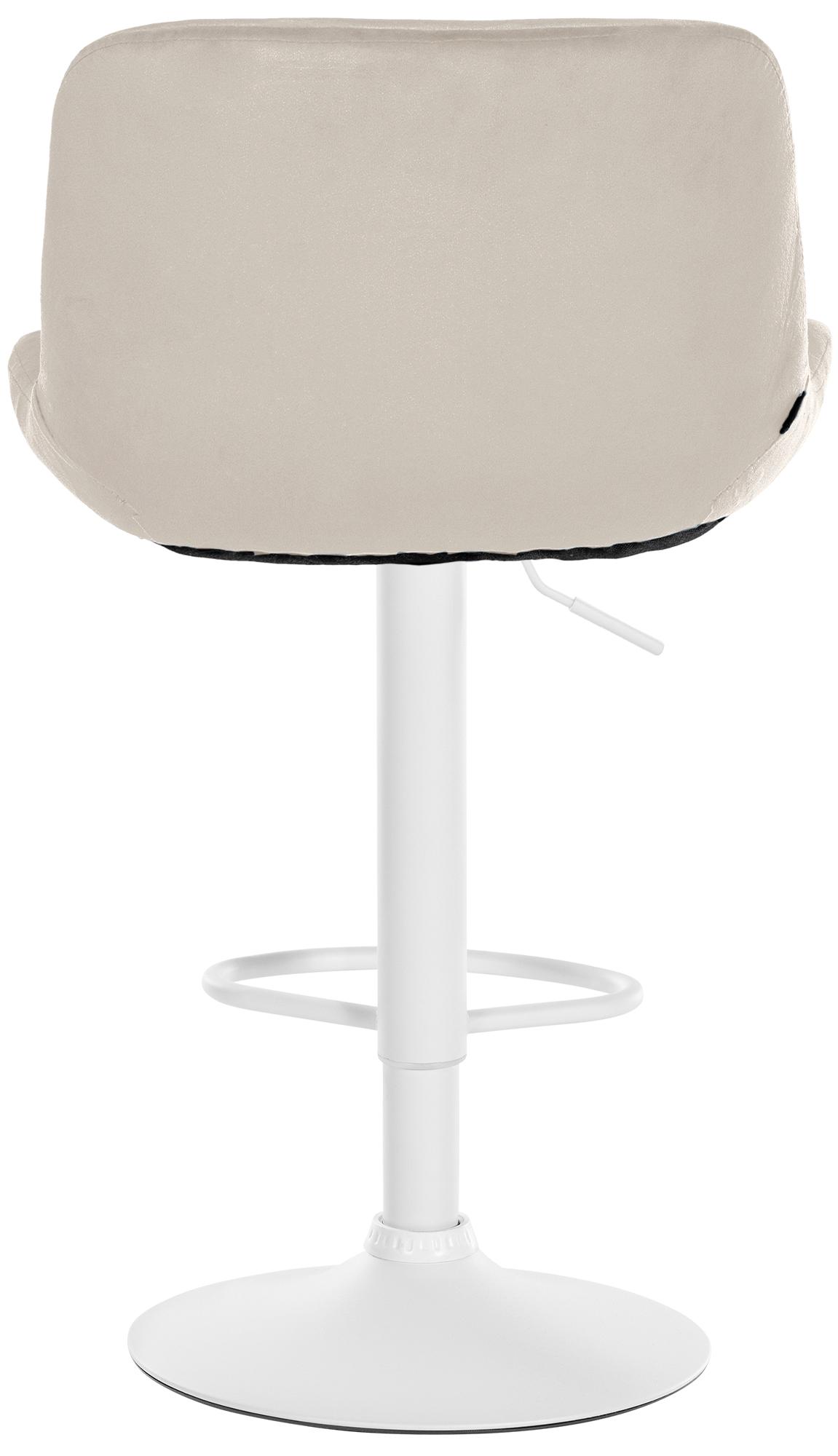 Tabouret de bar Solon blanc