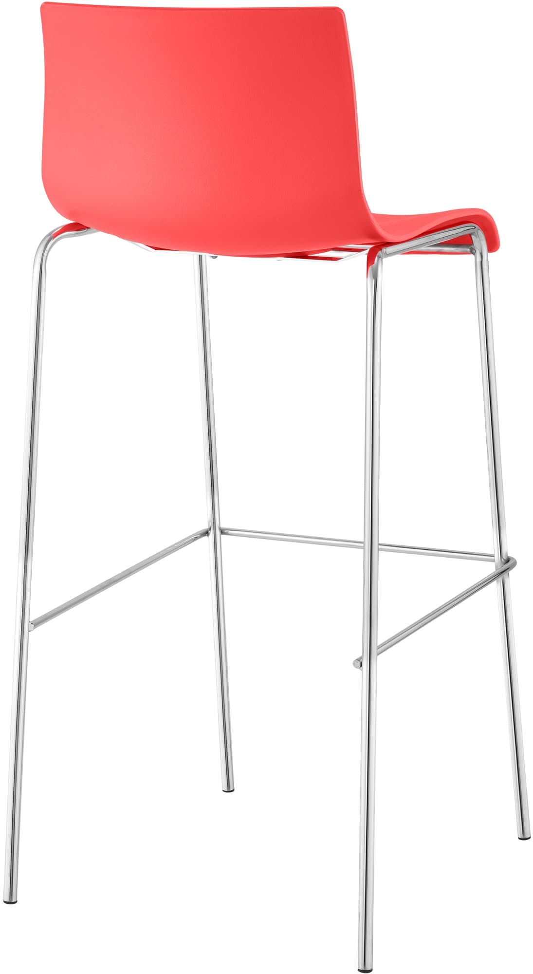 Lot de 2 tabourets de bar Hover en plastique
