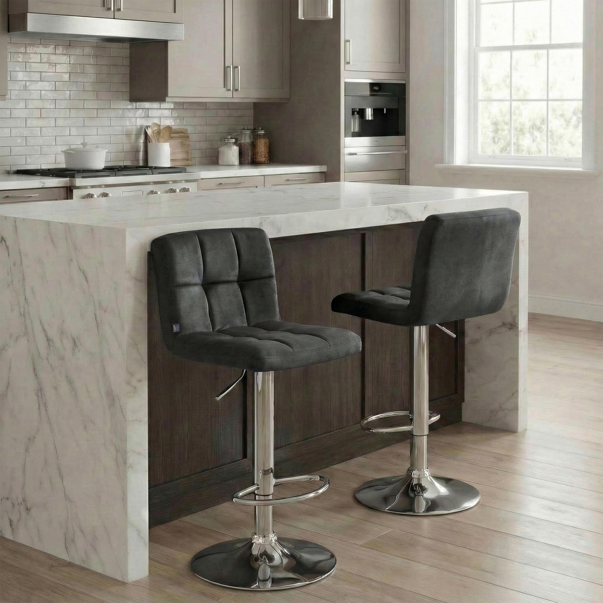 Tabouret de Bar Peru Velours