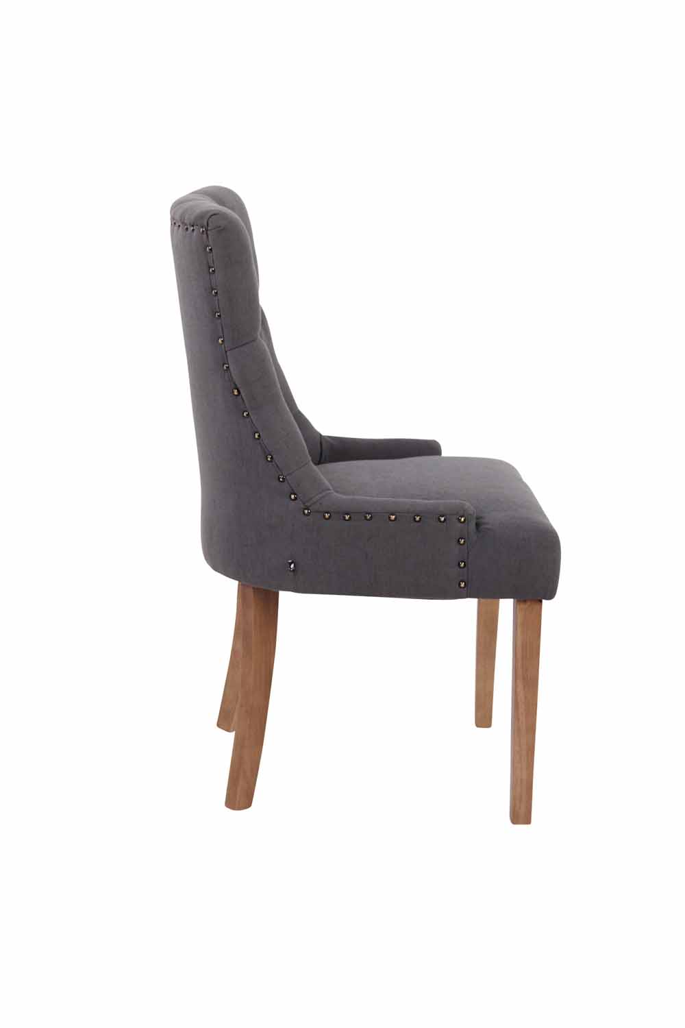 Lot de 2 chaises de salle à manger Aberdeen en tissu
