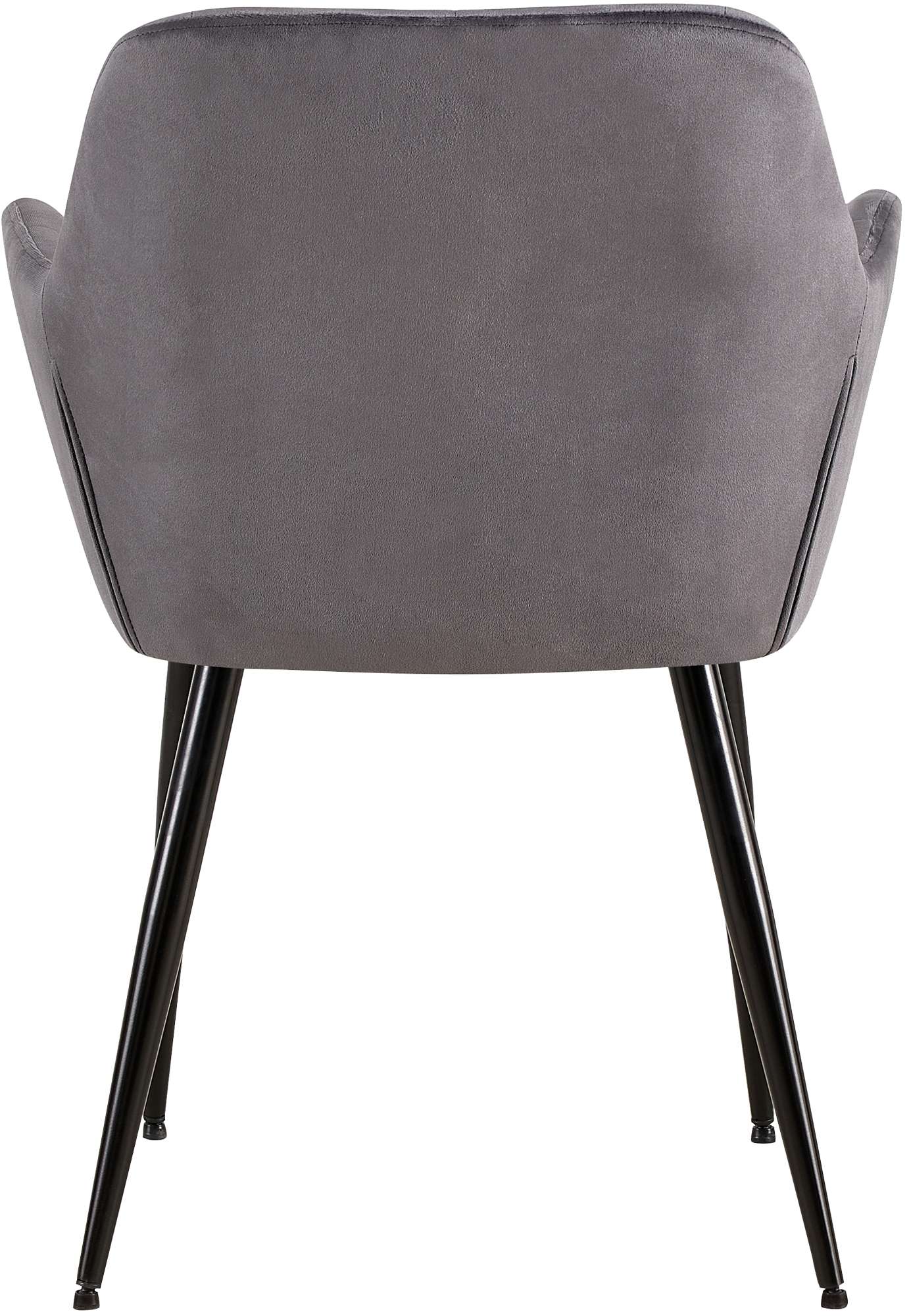 Lot de 2 chaises de salle à manger Emia velours