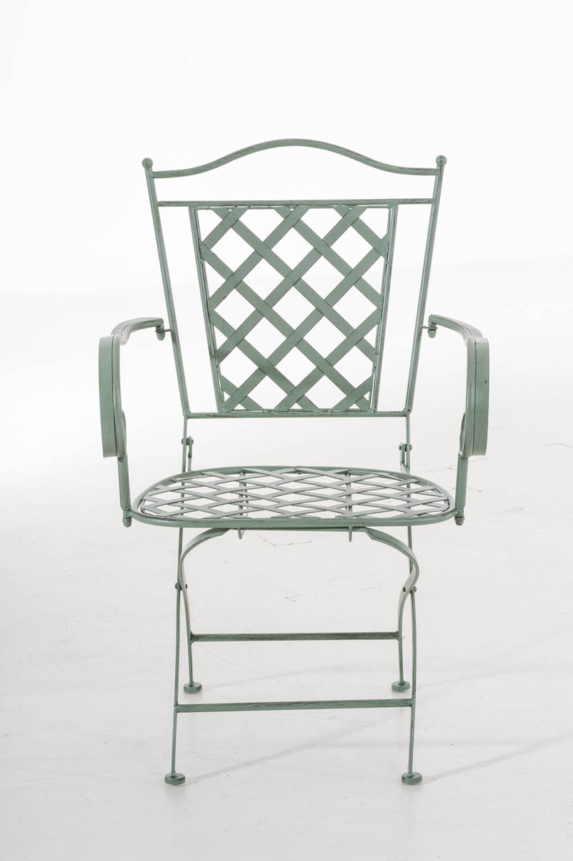 Chaise de jardin ADARA en fer forgé