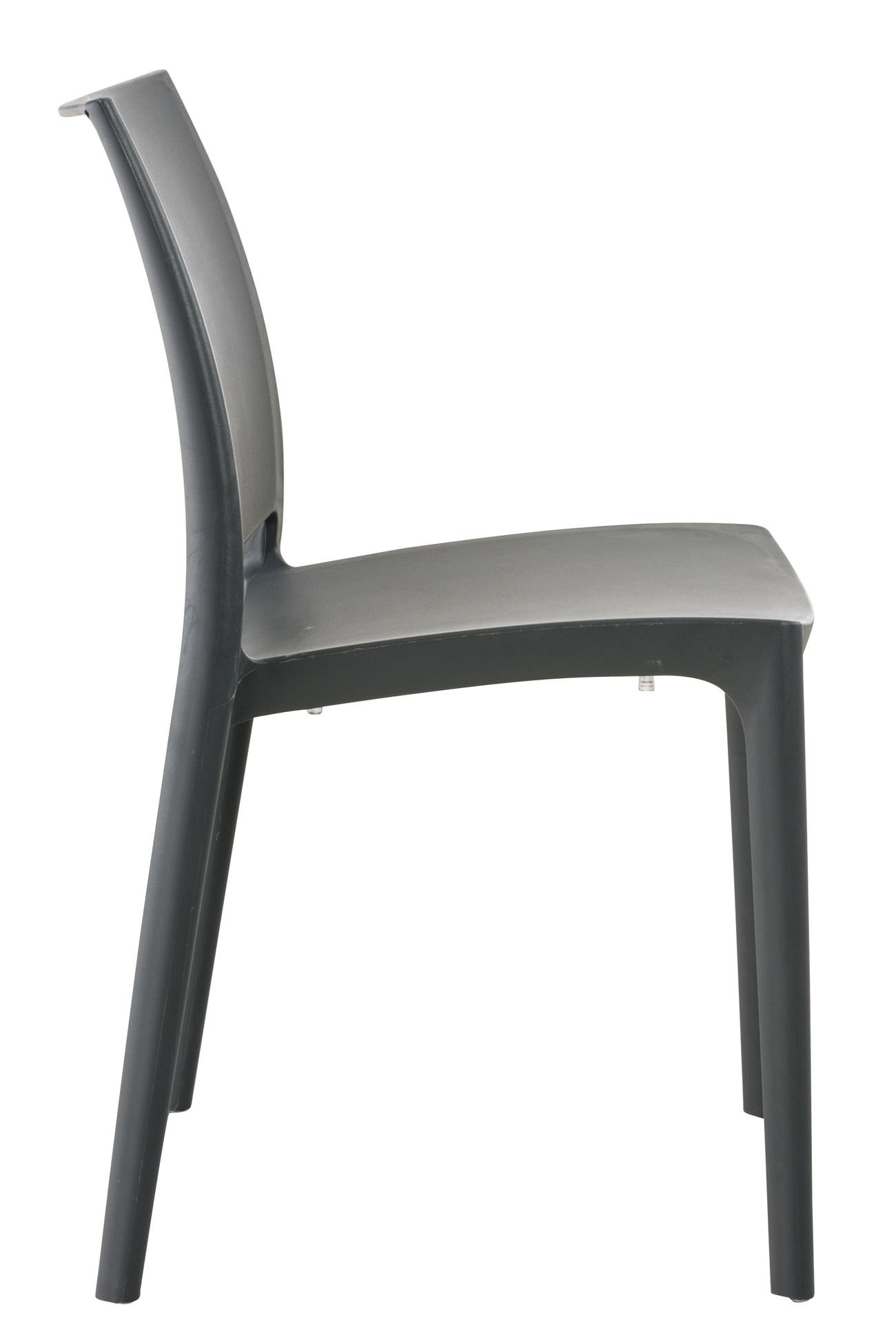 Lot de 2 chaises de jardin empilables Maya en plastique