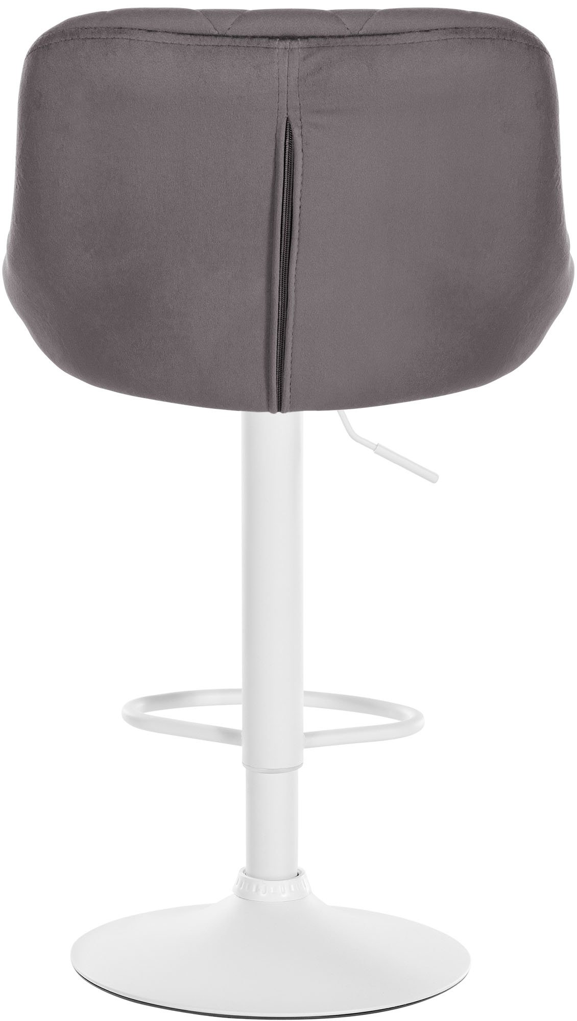 Lot de 2 tabourets de bar Lazio velours