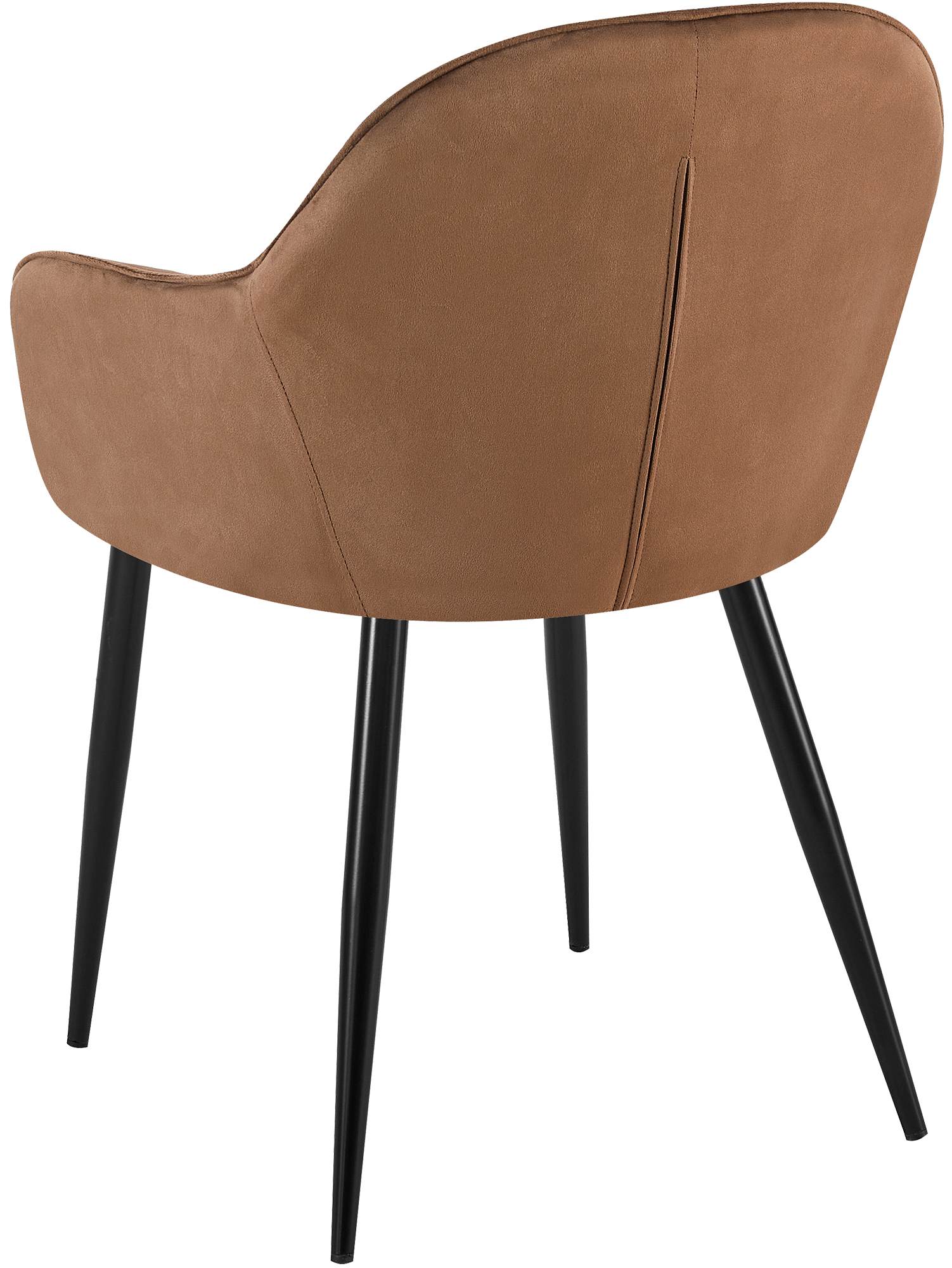 Lot de 2 chaises de salle à manger Boise velours