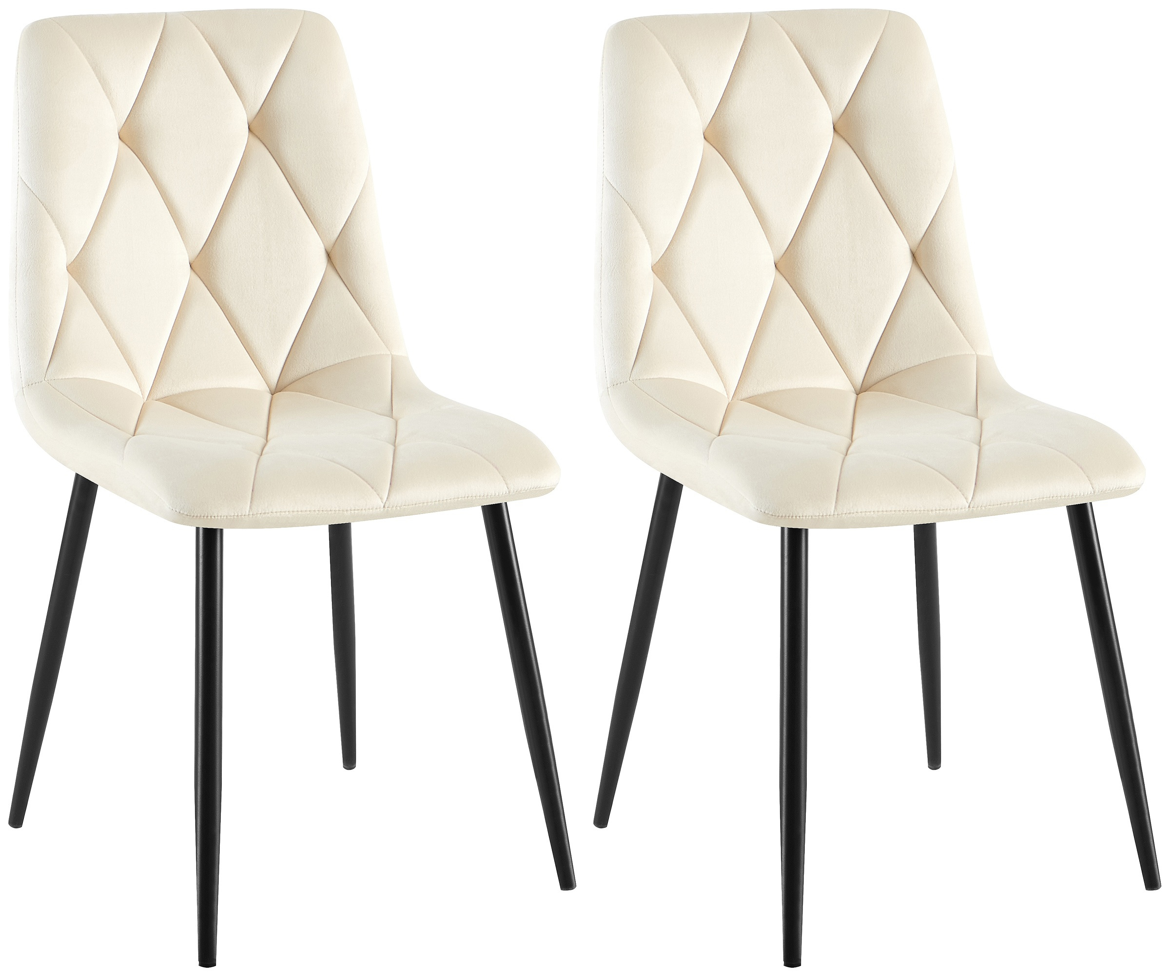 Lot de 2 chaises de salle à manger Clairton
