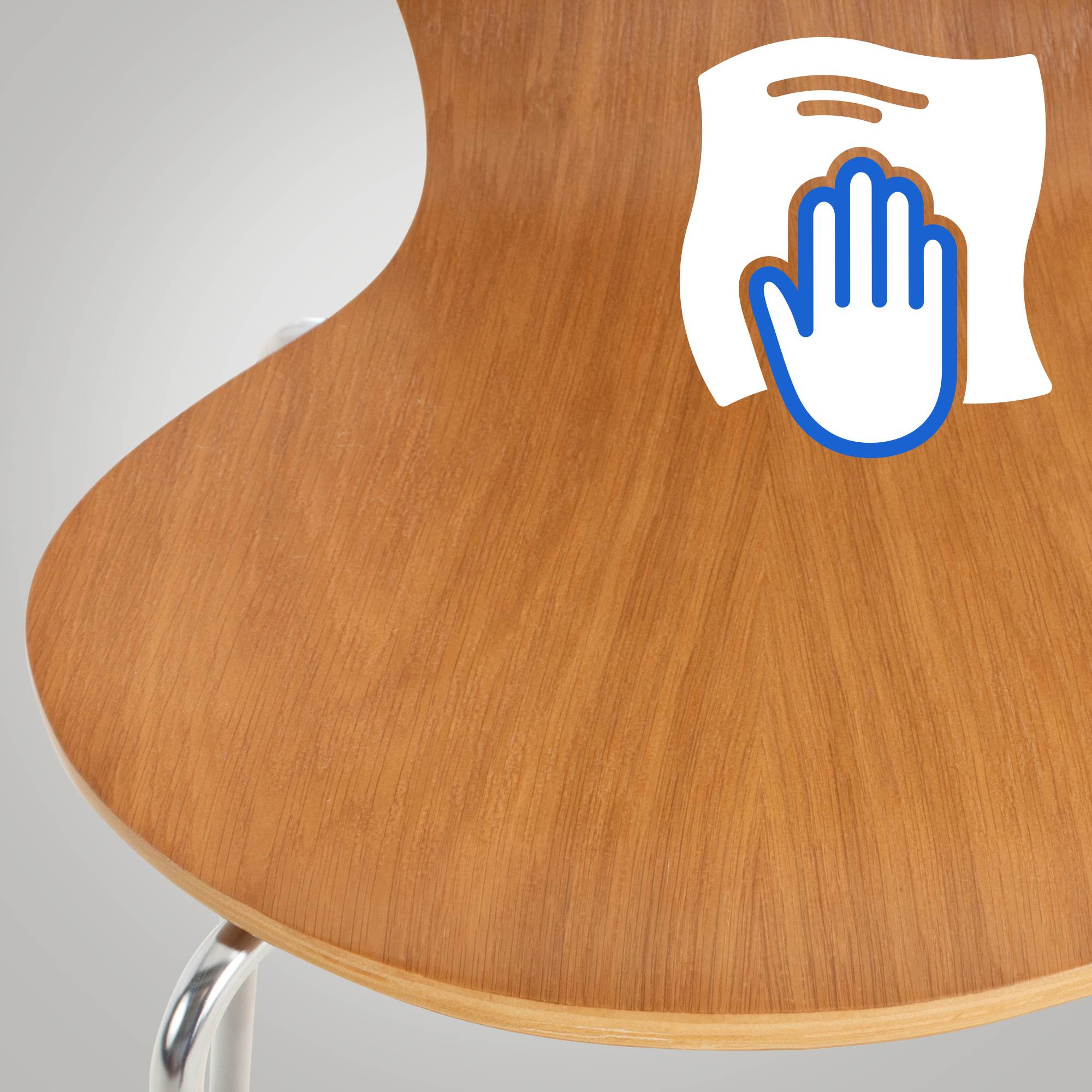Lot de 16 chaises visiteur empilables Calisto