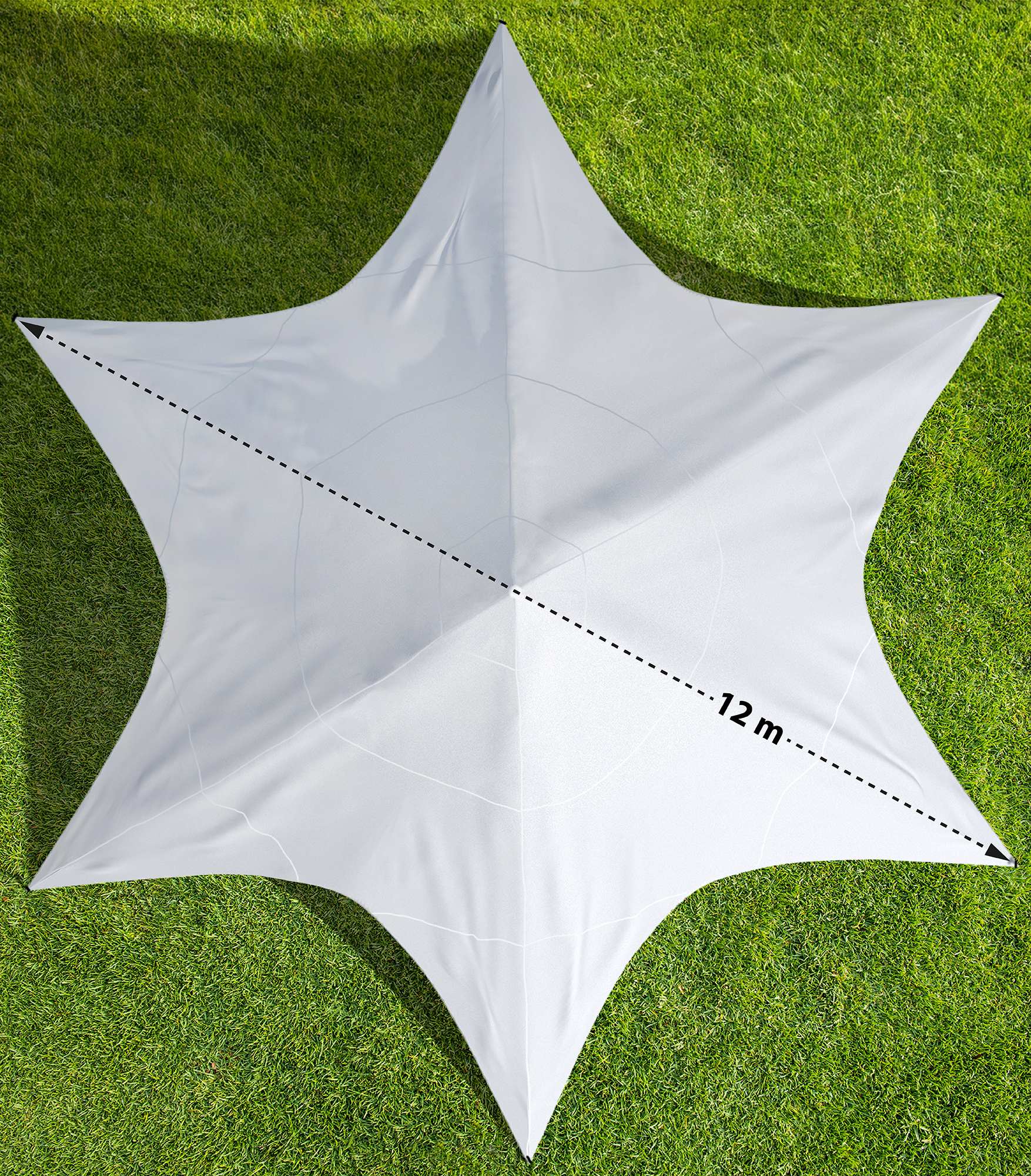 Tente De Jardin En Forme D'Etoile 12m De Diamètre