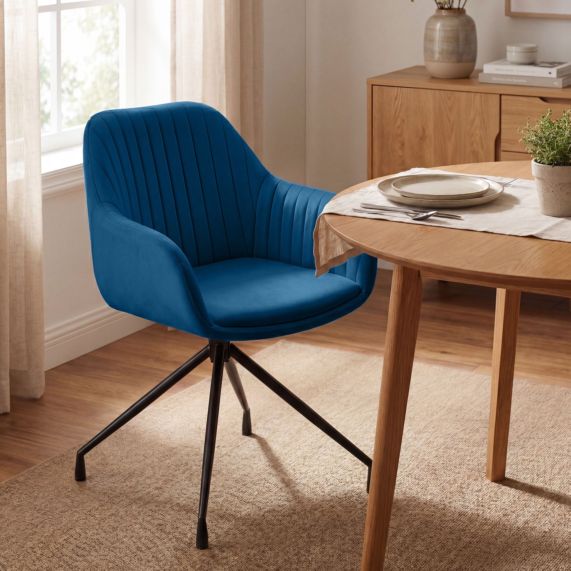 Lot de 2 chaises de salle a manger Novanis